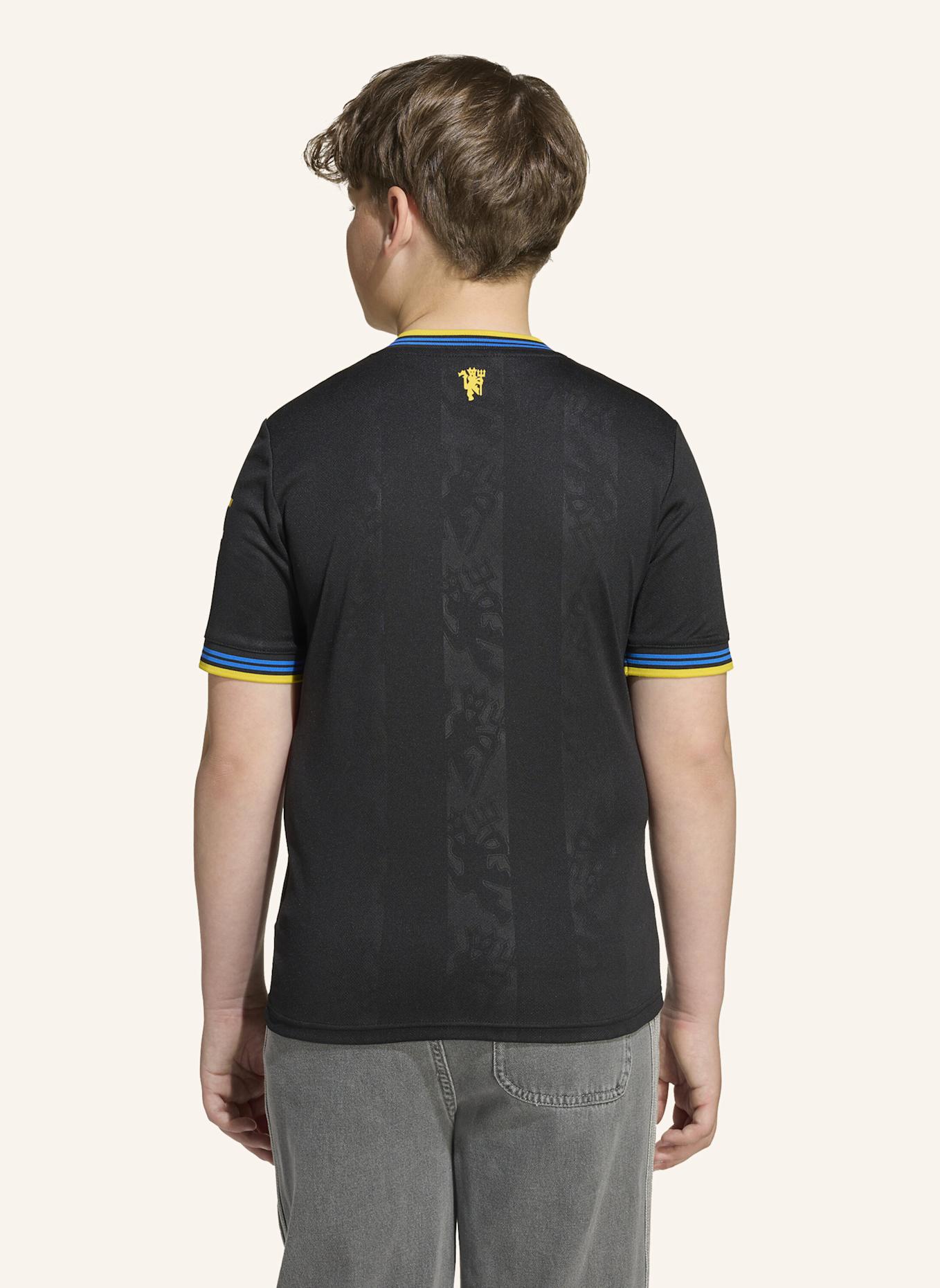 adidas MANCHESTER UNITED 25/26 AUSWEICHTRIKOT FÜR KINDER: SCHWARZ
