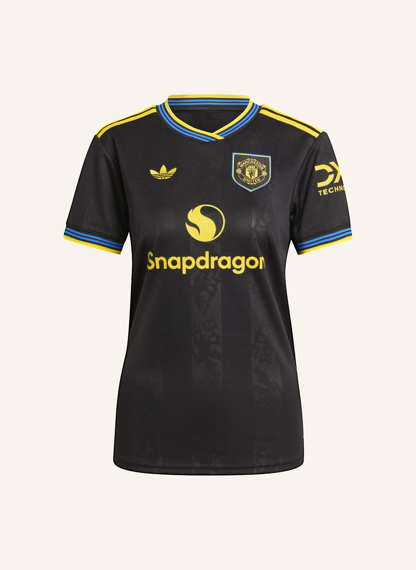 adidas MANCHESTER UNITED 25/26 AUSWEICHTRIKOT: SCHWARZ