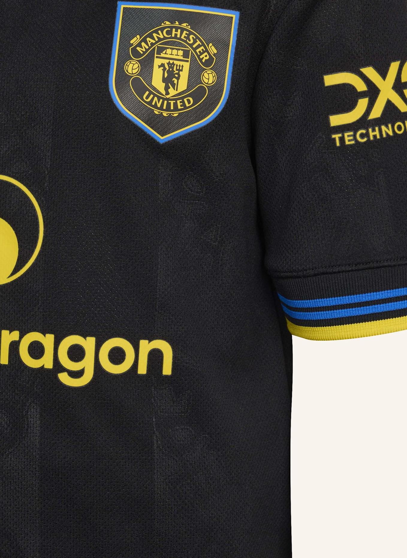 adidas MANCHESTER UNITED 25/26 AUSWEICHAUSRÜSTUNG FÜR KINDER: SCHWARZ