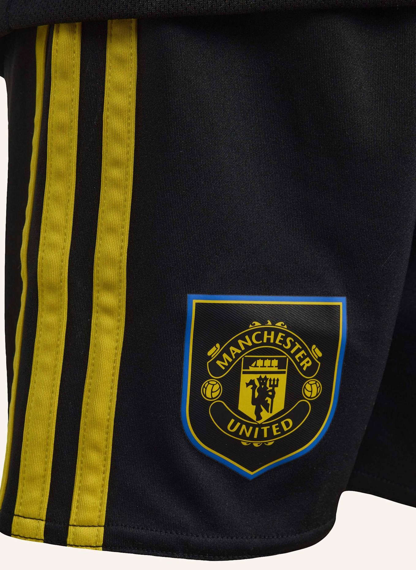 adidas MANCHESTER UNITED 25/26 AUSWEICHAUSRÜSTUNG FÜR KINDER: SCHWARZ