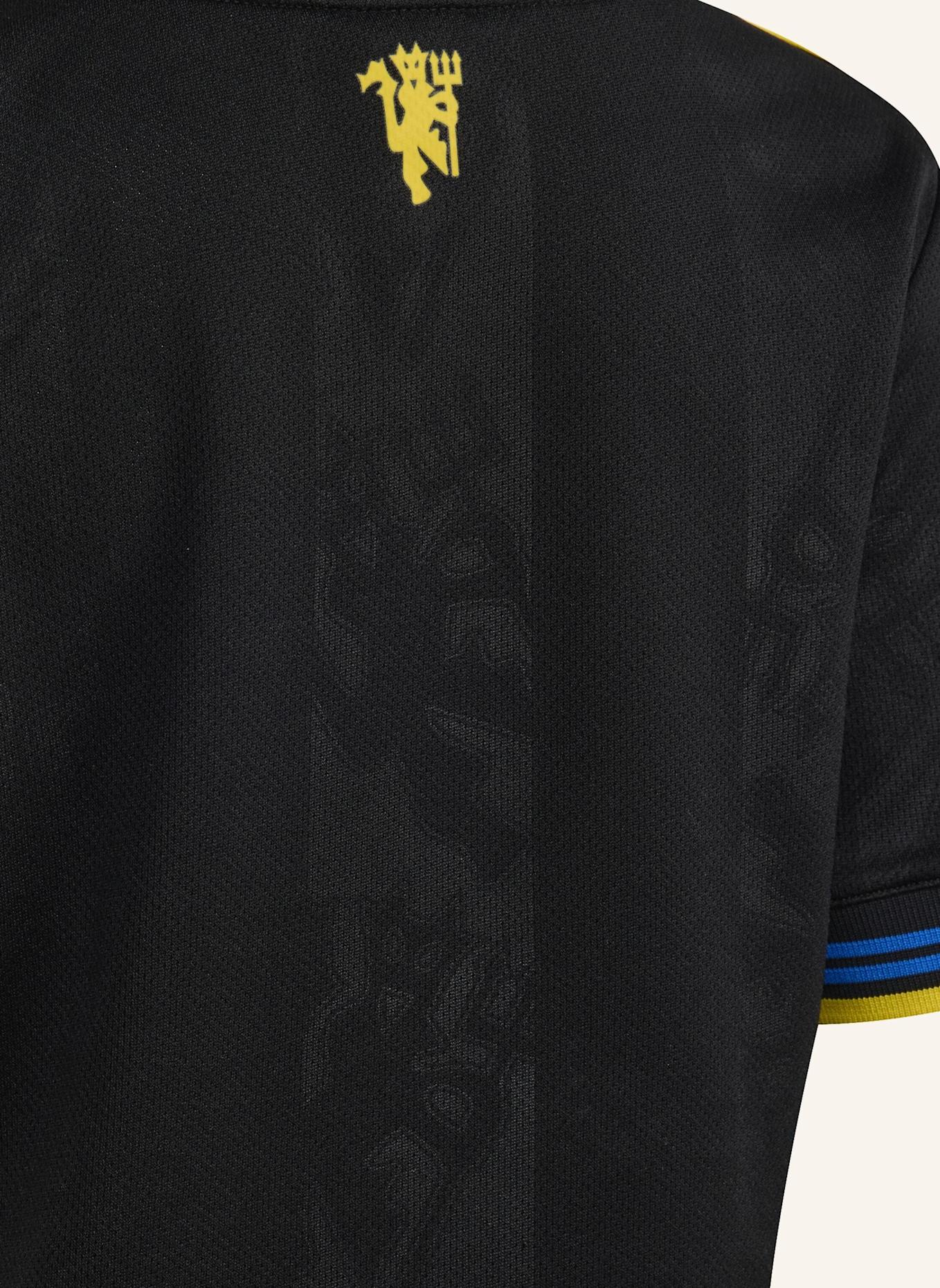 adidas MANCHESTER UNITED 25/26 AUSWEICHAUSRÜSTUNG FÜR KINDER: SCHWARZ