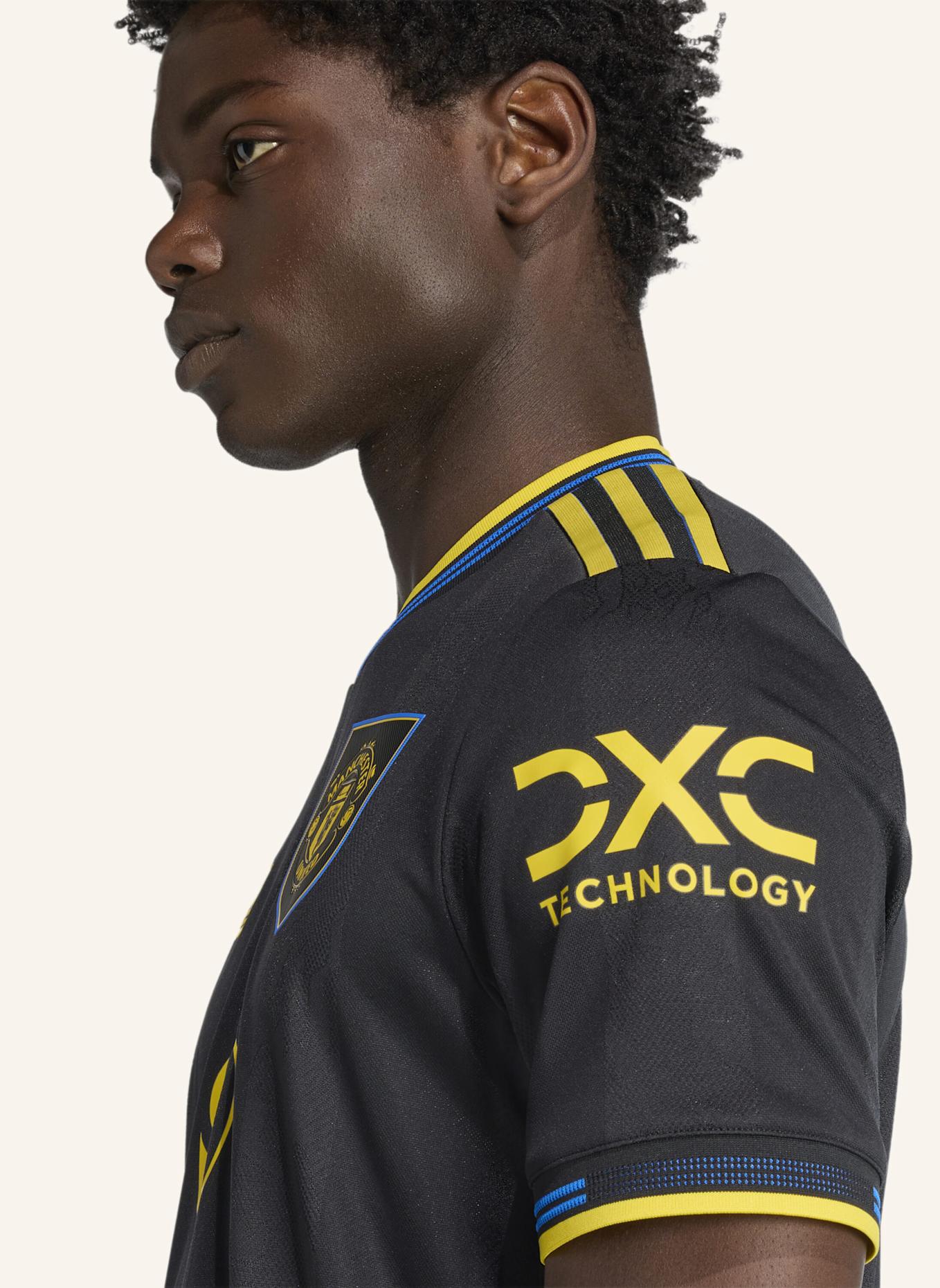 adidas MANCHESTER UNITED 25/26 AUSWEICHTRIKOT AUTHENTIC: SCHWARZ