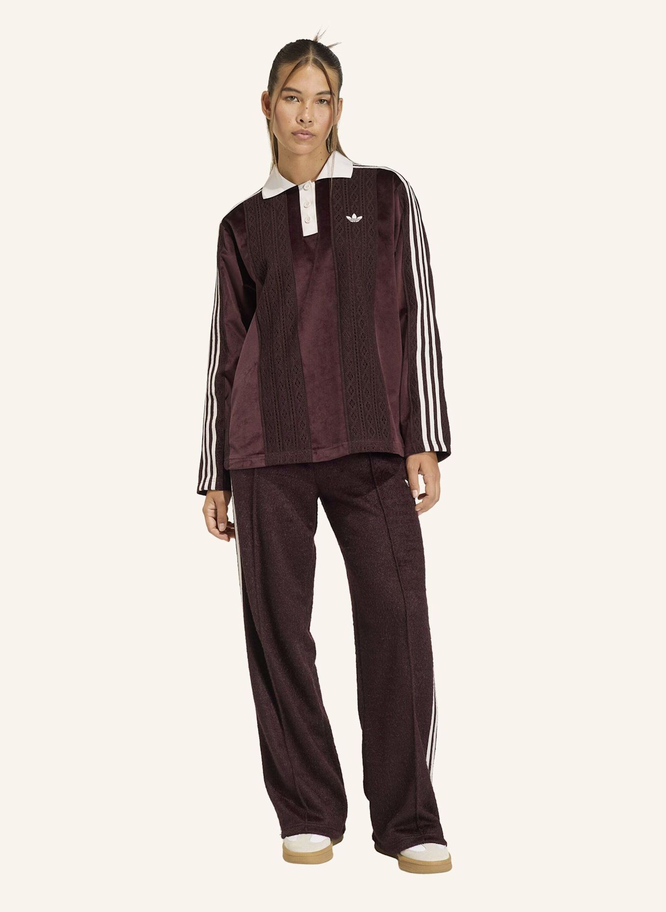 adidas Originals Jersey-Poloshirt WINTERISED: ROT