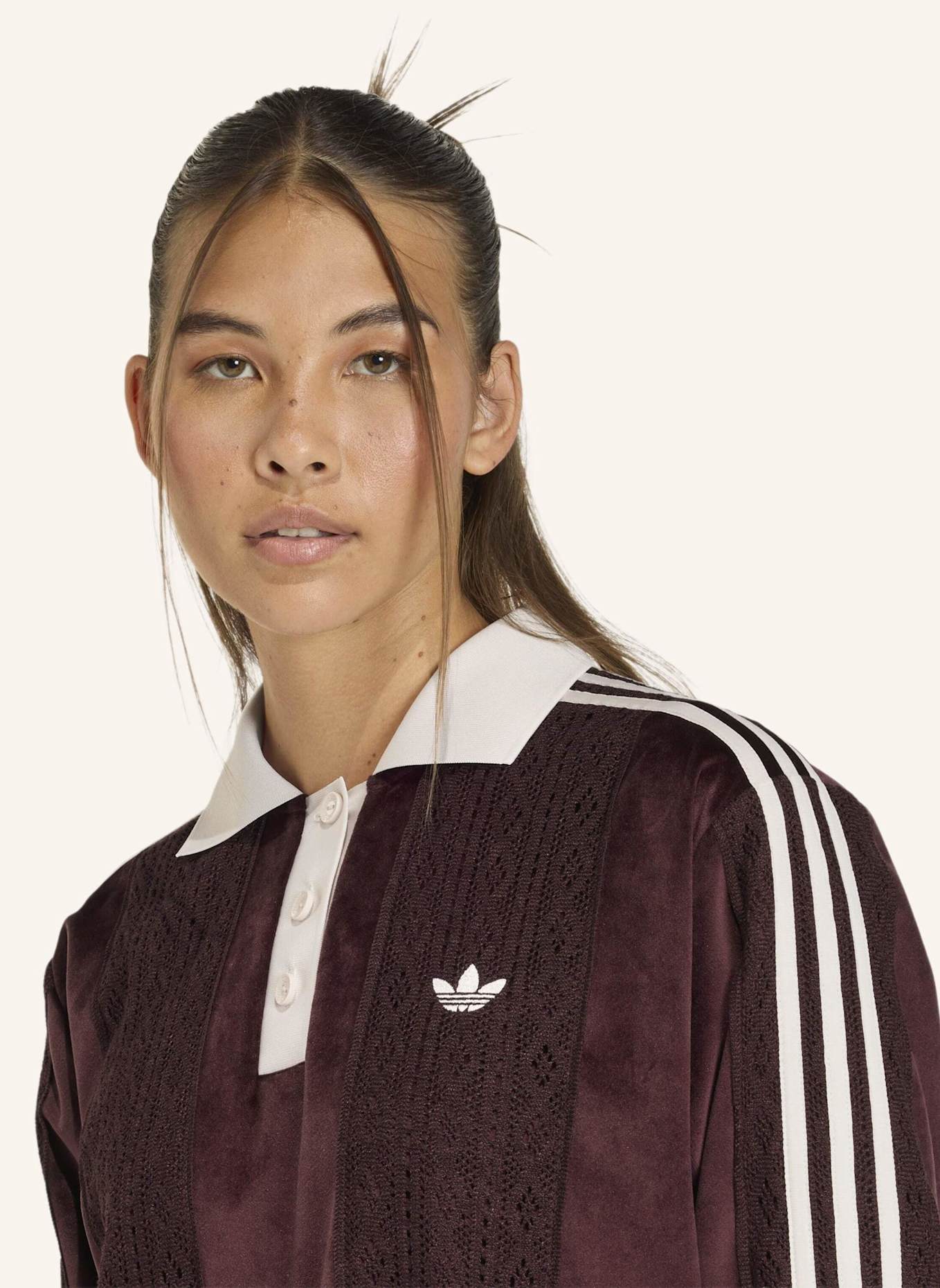 adidas Originals Jersey-Poloshirt WINTERISED: ROT