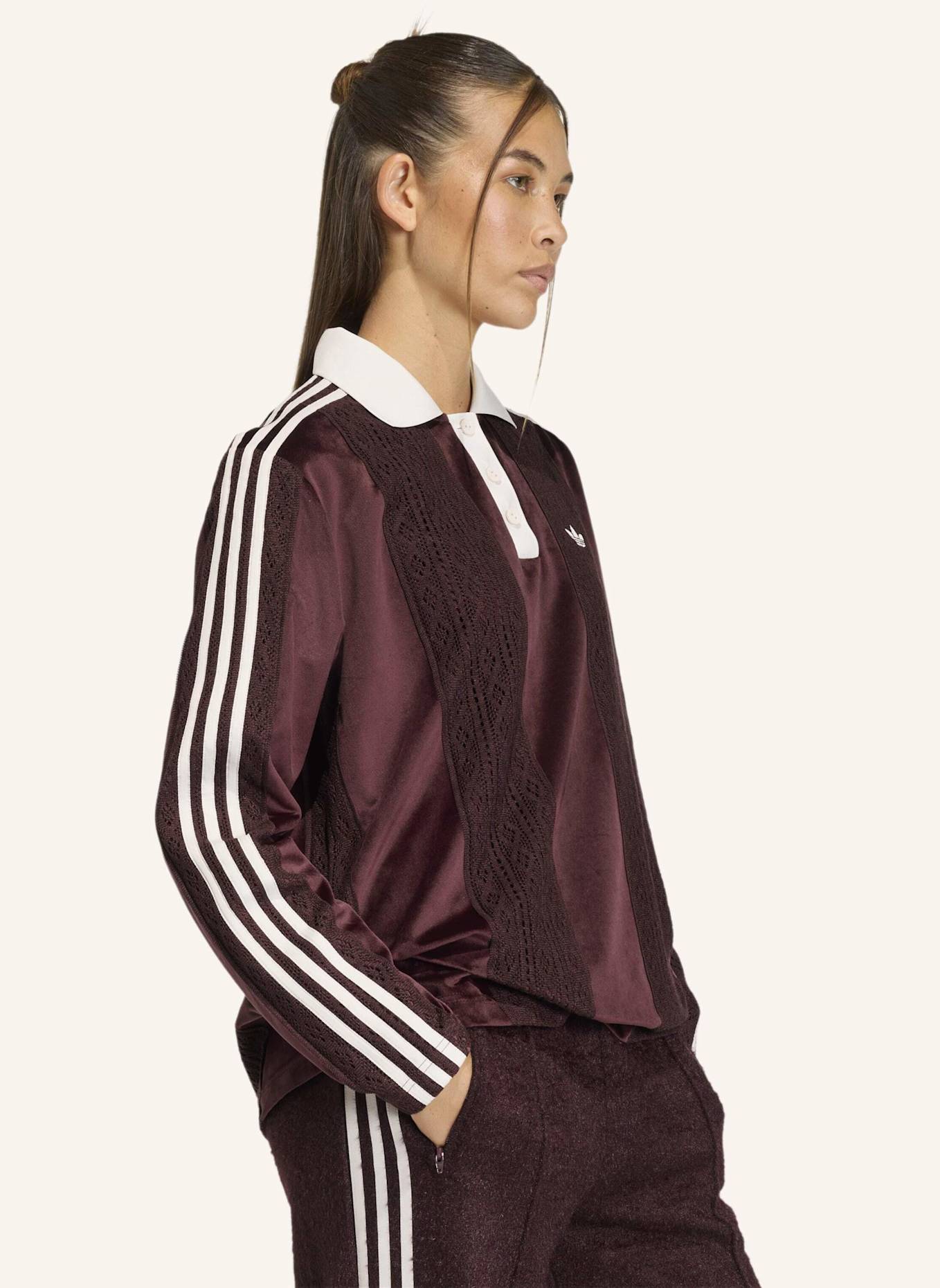 adidas Originals Jersey-Poloshirt WINTERISED: ROT