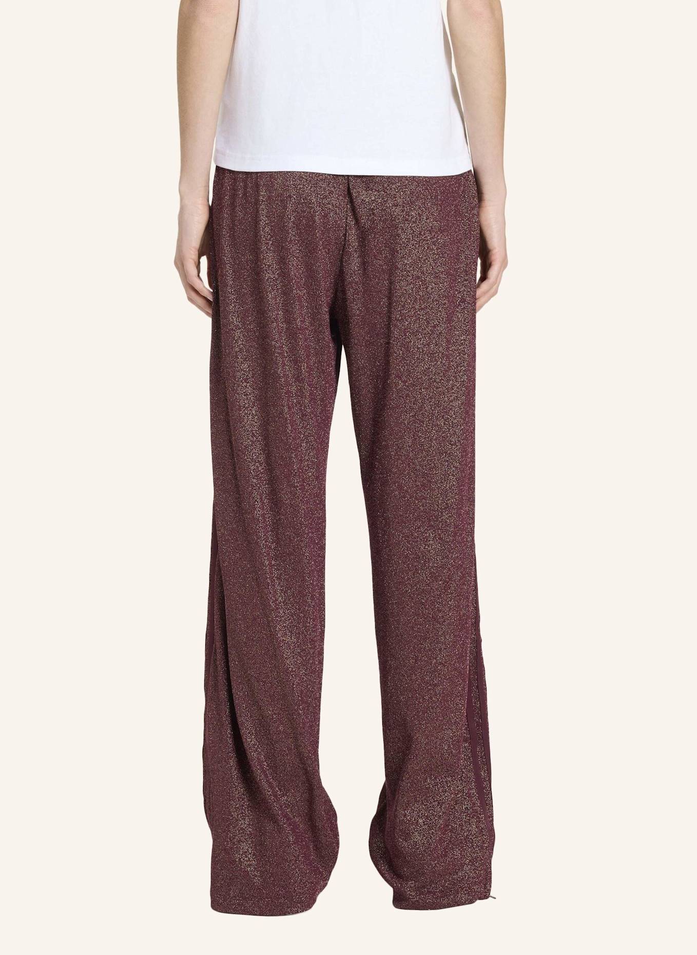 adidas Originals Track Pants FB mit Glitzergarn: ROT/ GOLD