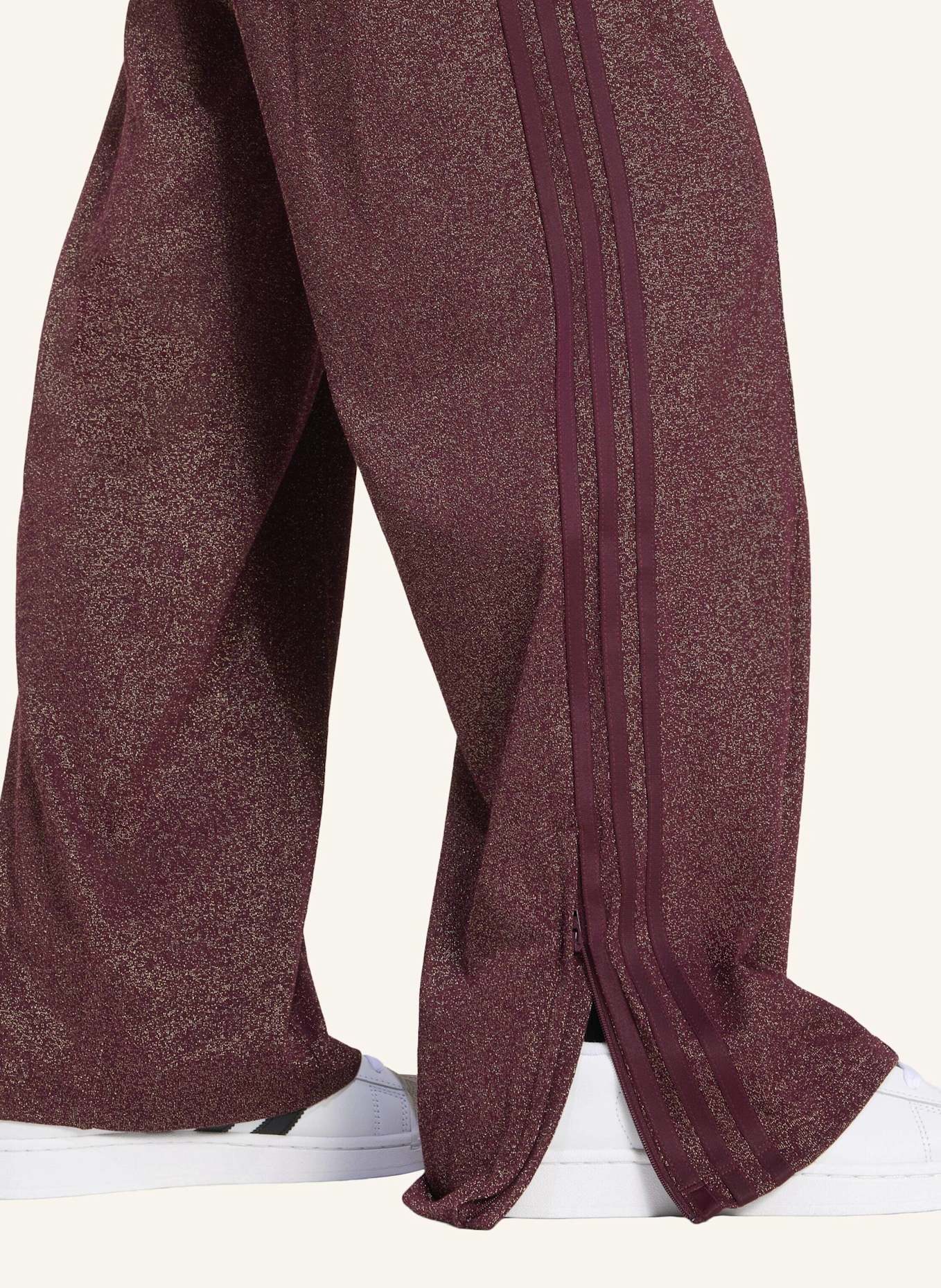 adidas Originals Track Pants FB mit Glitzergarn: ROT/ GOLD