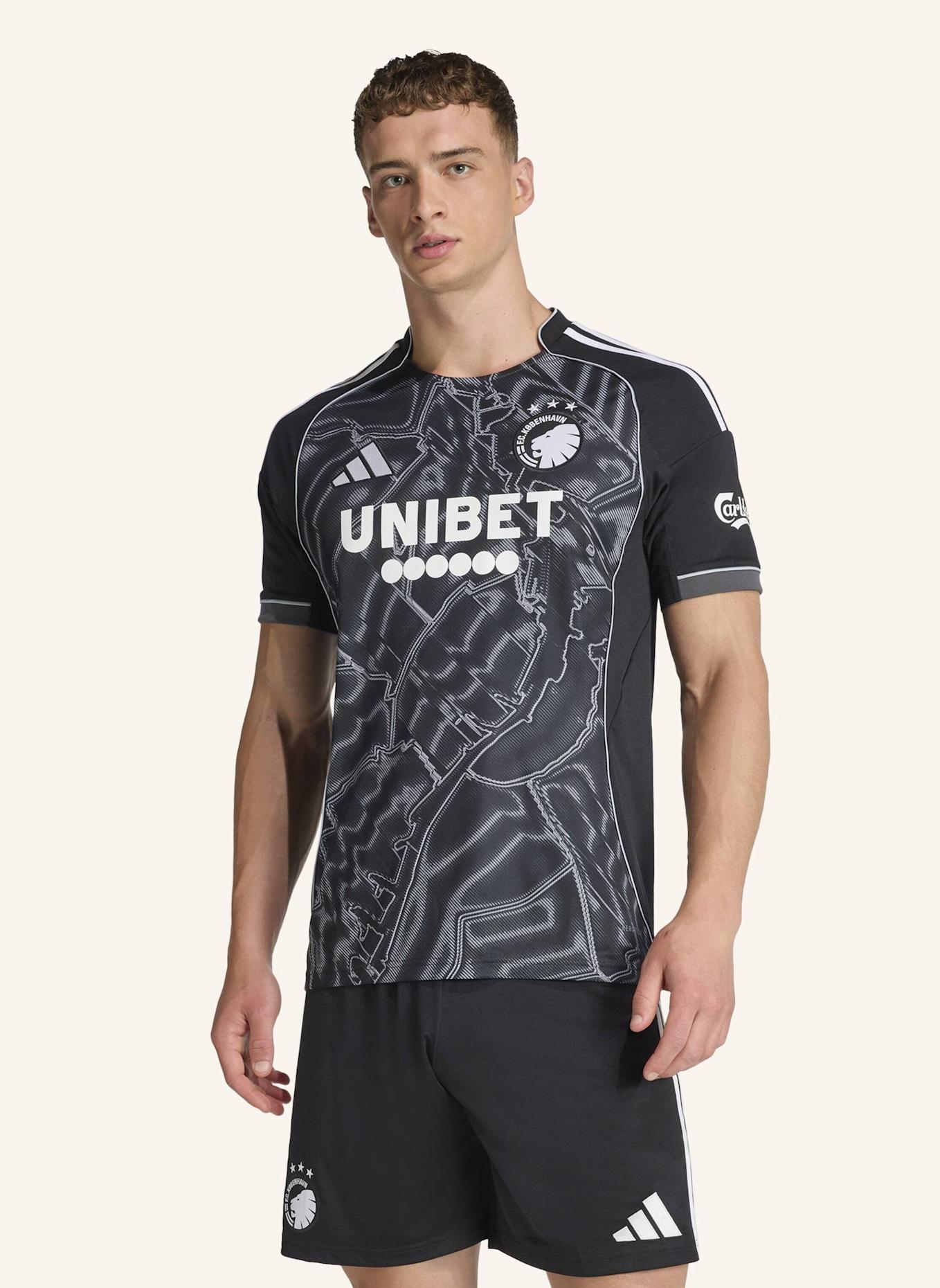 adidas F.C. KOPENHAGEN 25/26 AUSWÄRTSTRIKOT: SCHWARZ/ WEISS