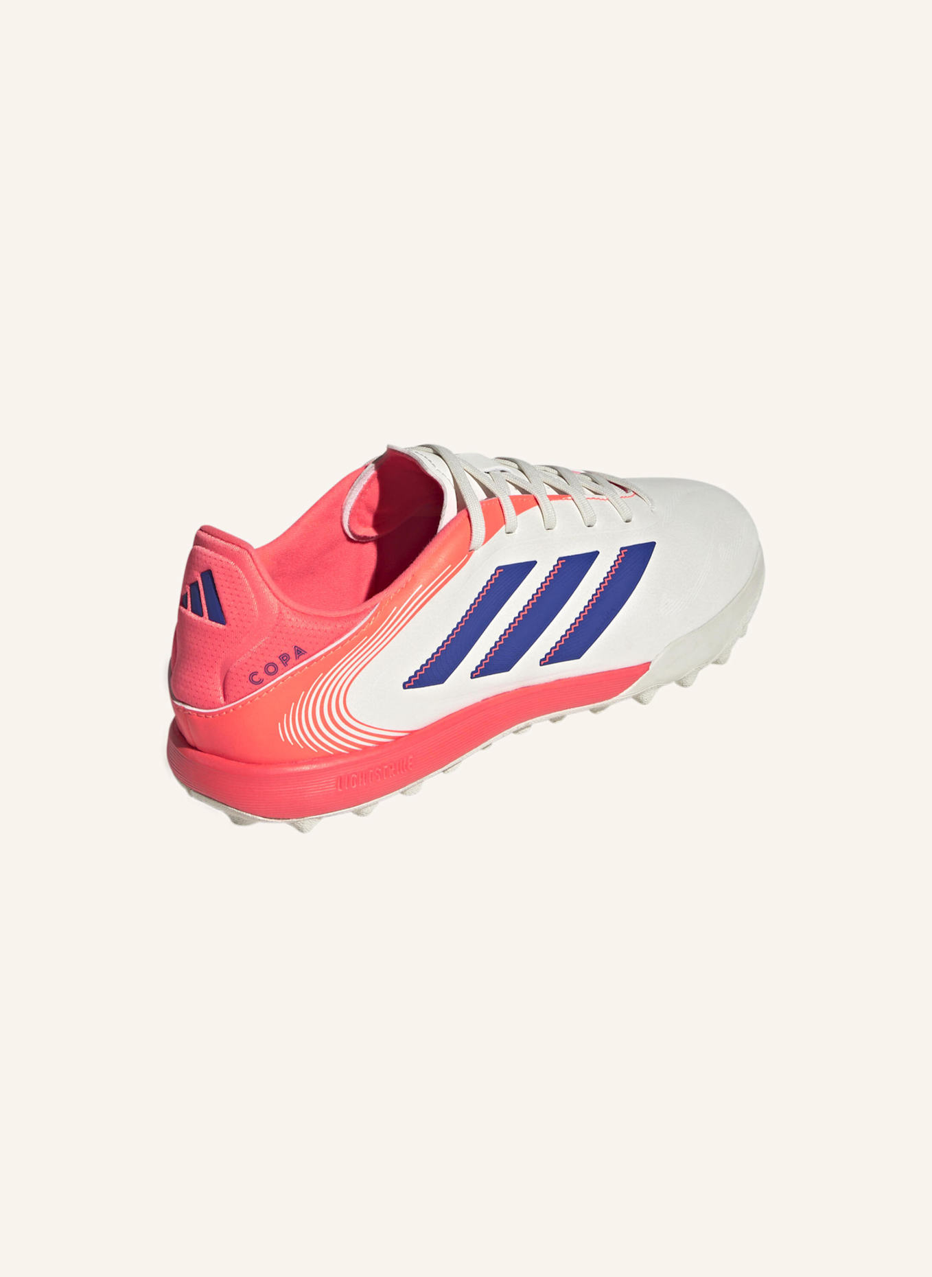 adidas COPA PURE 3 LEAGUE KUNSTRASEN FUSSBALLSCHUHE: WEISS/ BLAU/ ORANGE
