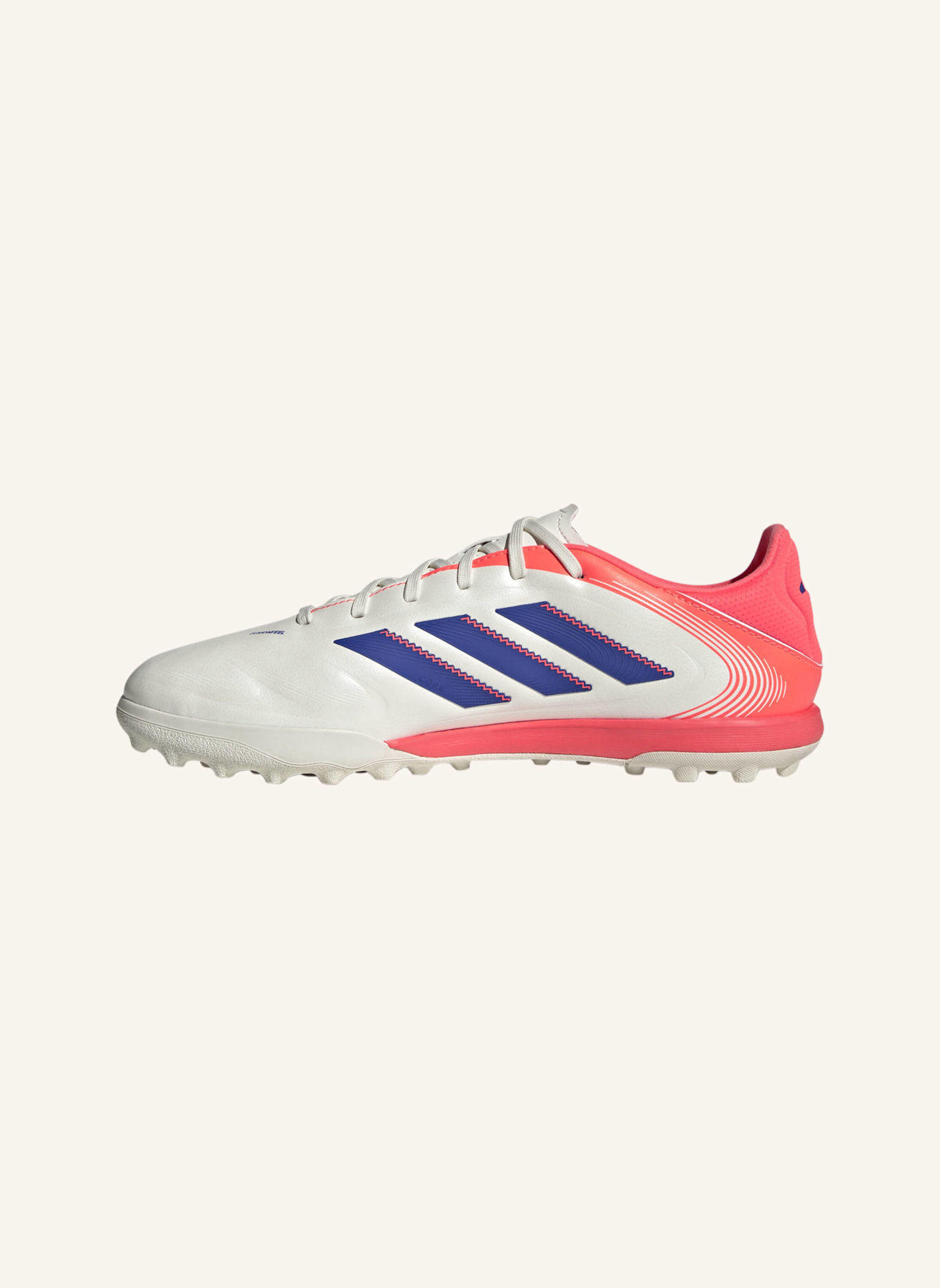 adidas COPA PURE 3 LEAGUE KUNSTRASEN FUSSBALLSCHUHE: WEISS/ BLAU/ ORANGE
