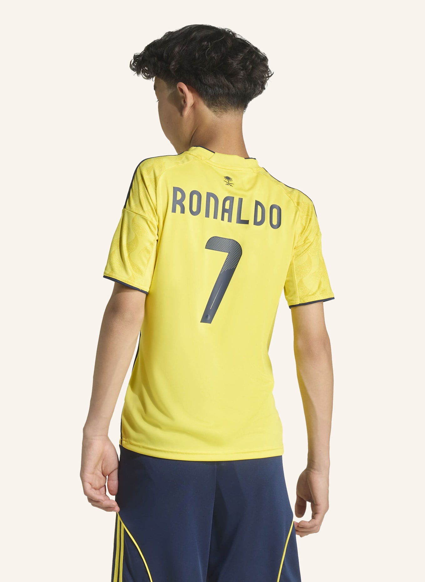 adidas AL NASSR FC 25/26 HEIMTRIKOT: GELB/ BLAU