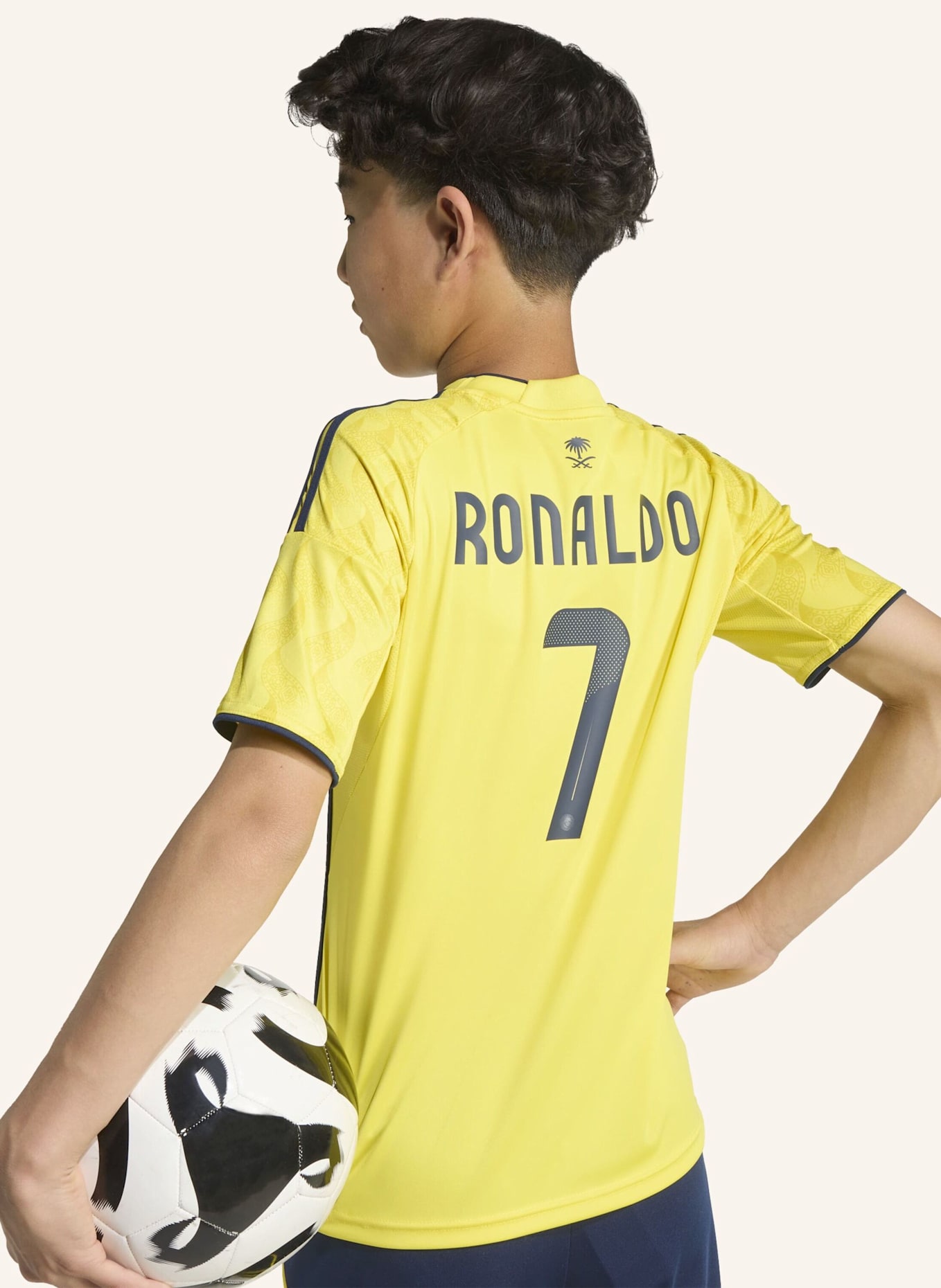 adidas AL NASSR FC 25/26 HEIMTRIKOT: GELB/ BLAU