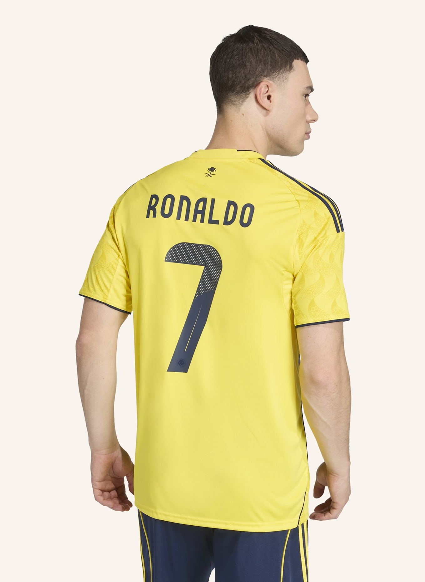 adidas AL NASSR FC 25/26 HEIMTRIKOT: GELB/ BLAU