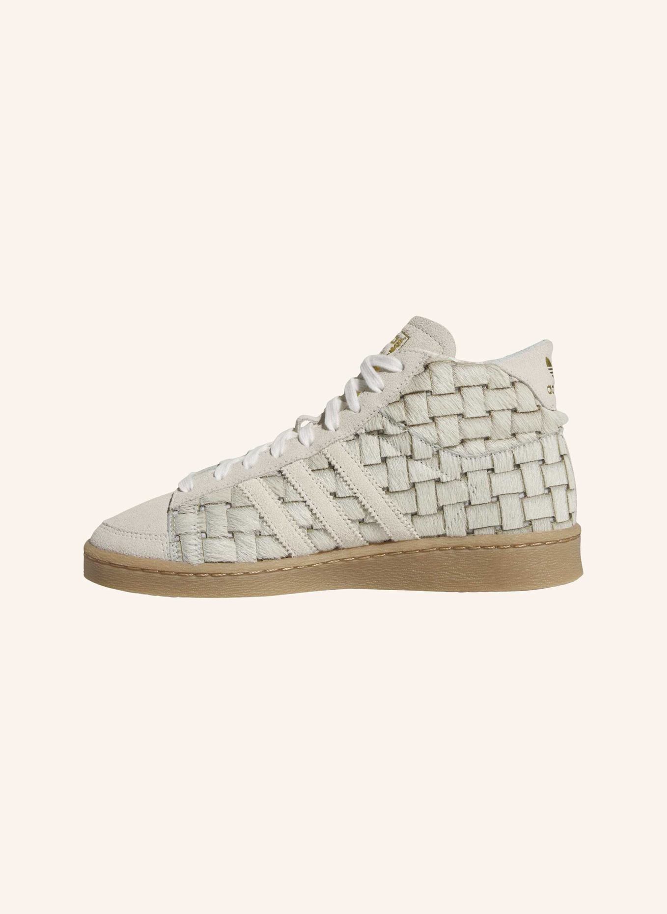 adidas Originals JABBAR HI SCHUH: WEISS/ BRAUN