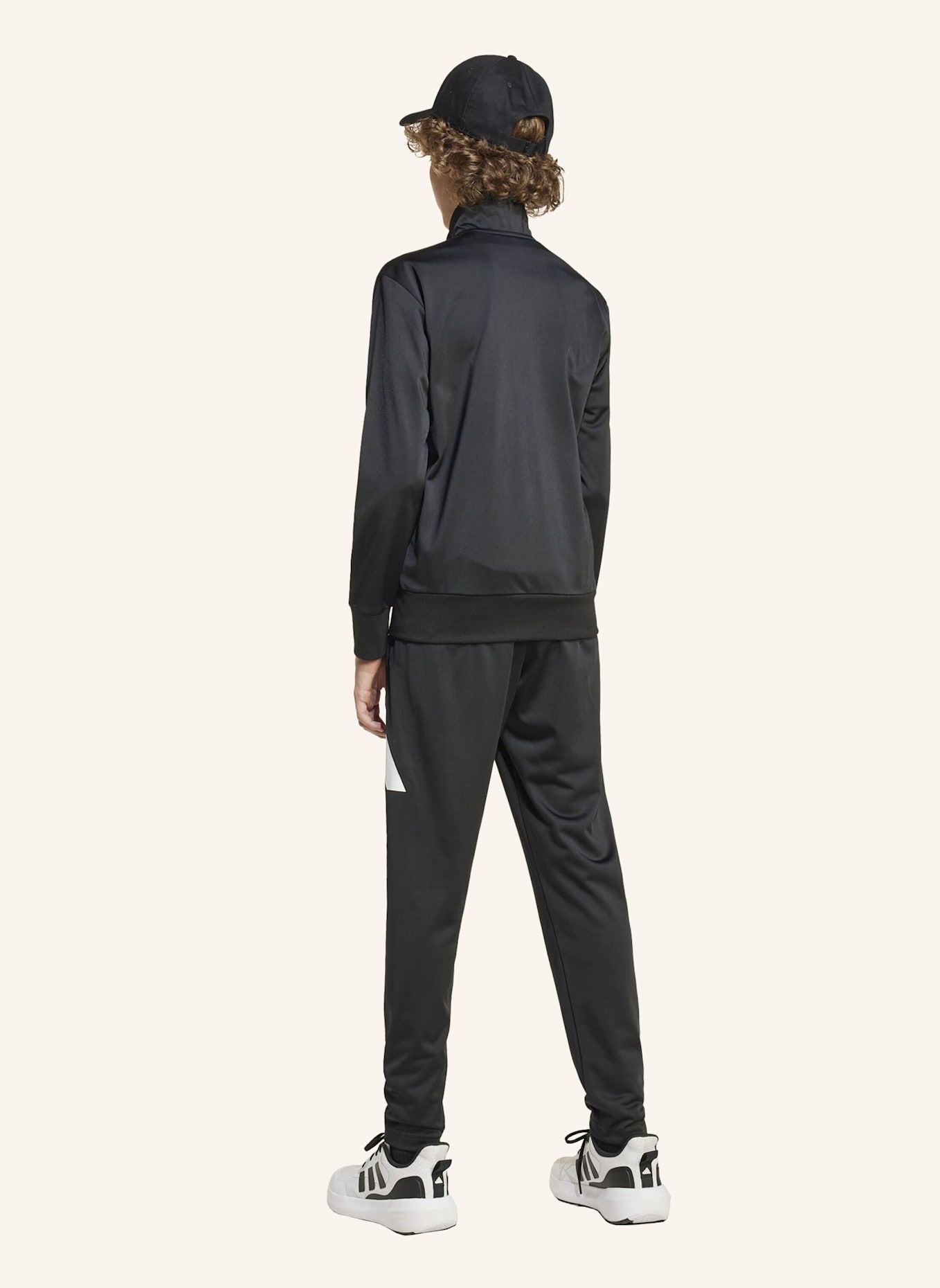 adidas ESSENTIALS CLIMACOOL KIDS TRAININGSANZUG: SCHWARZ/ WEISS