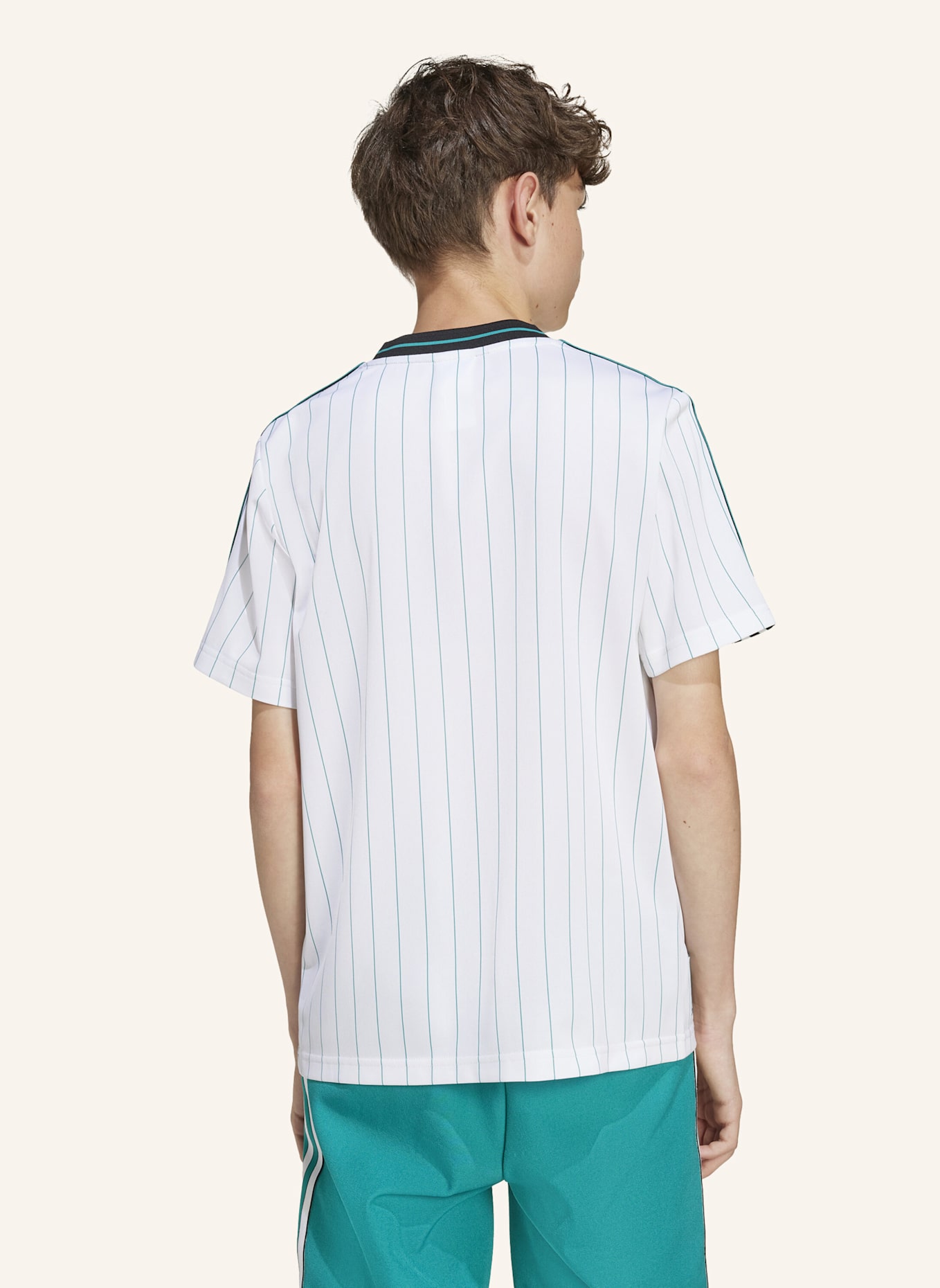 adidas Originals LIVERPOOL FC TERRACE ICONS JERSEY FÜR KINDER: WEISS/ GRÜN