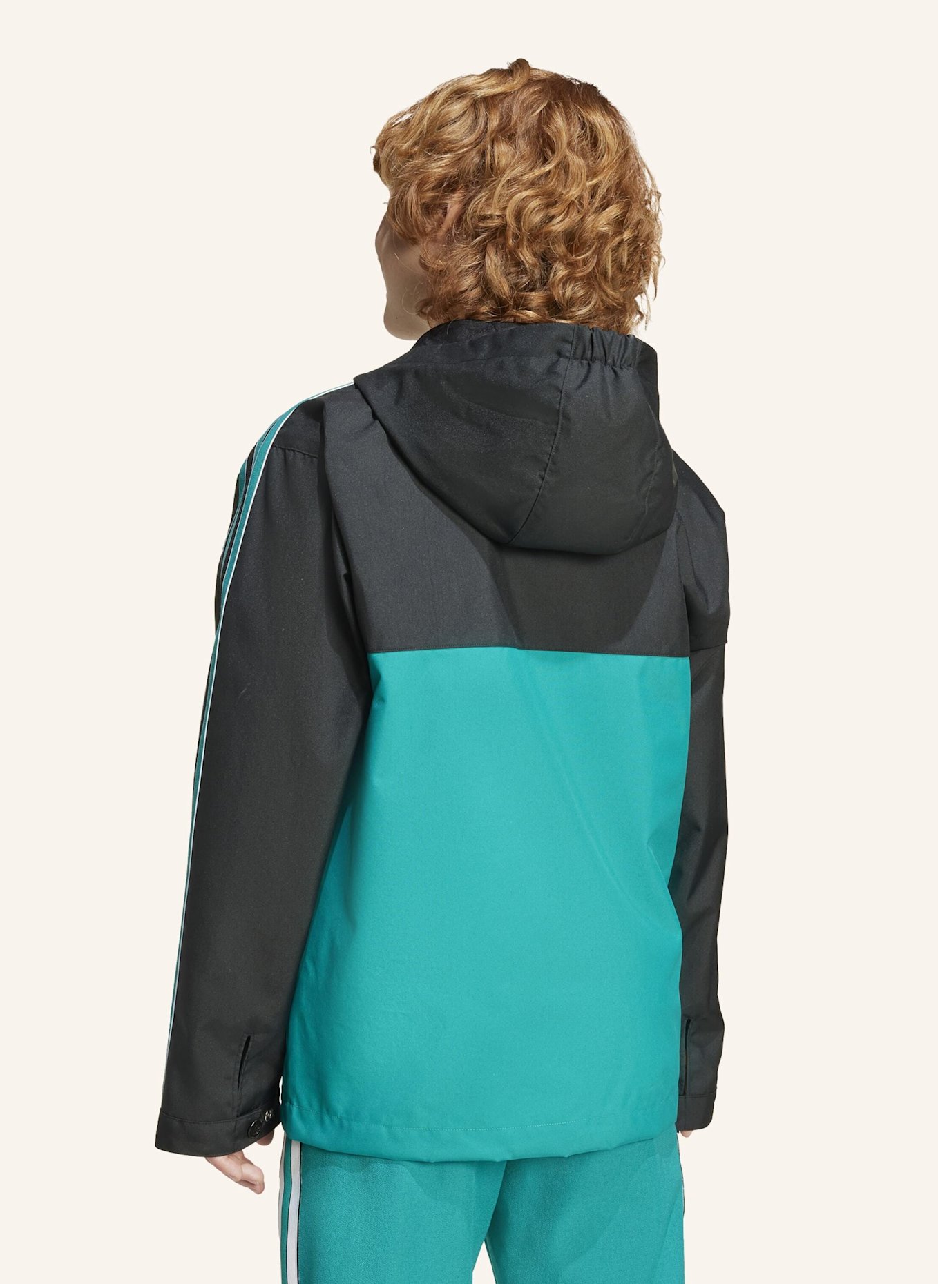 adidas Originals FC LIVERPOOL TERRACE ICONS KIDS PARKA: SCHWARZ/ GRÜN