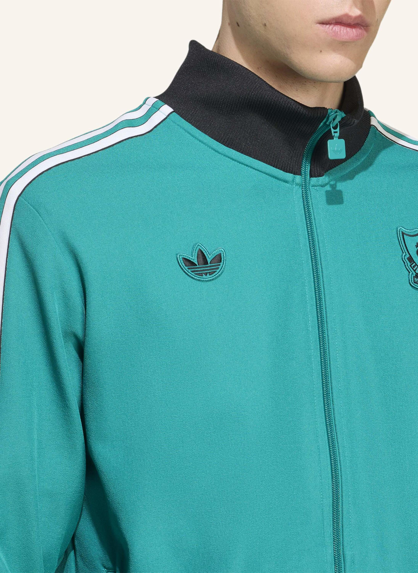 adidas Originals FC LIVERPOOL TERRACE ICONS TRACK TOP: GRÜN