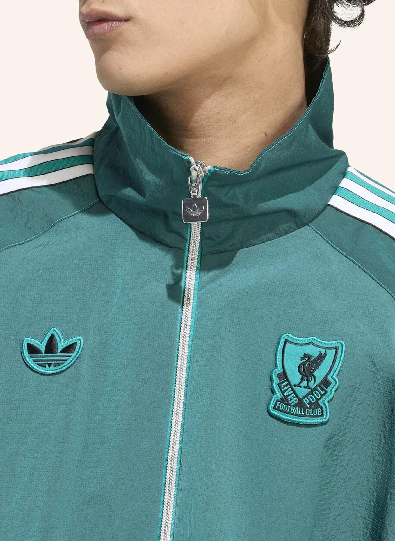 adidas Originals FC LIVERPOOL TERRACE ICONS JACKE MIT REISSVERSCHLUSS BIS ZUR BRUST: GRÜN