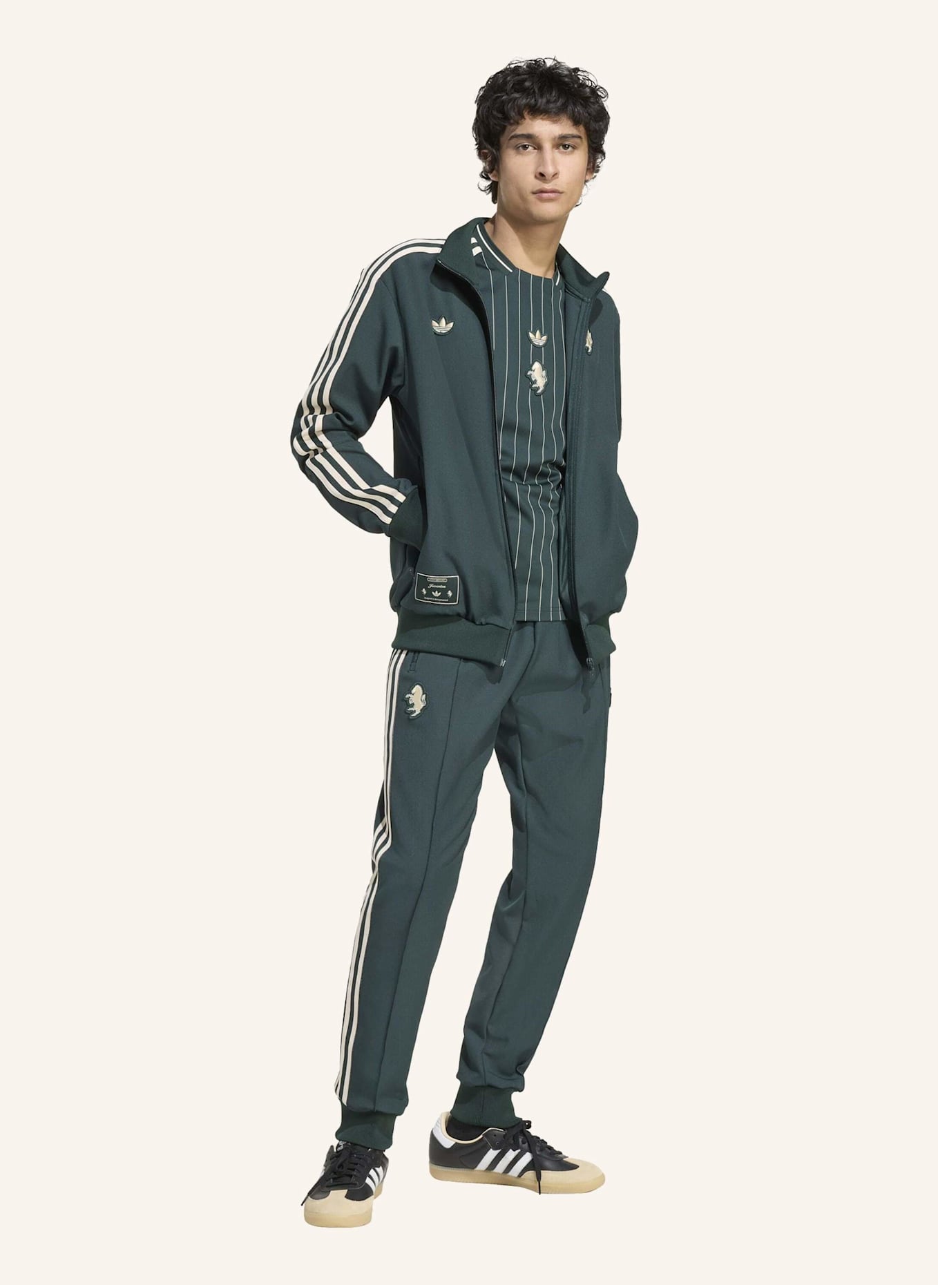 adidas Originals JUVENTUS TURIN TERRACE ICONS TRACK TOP: GRÜN