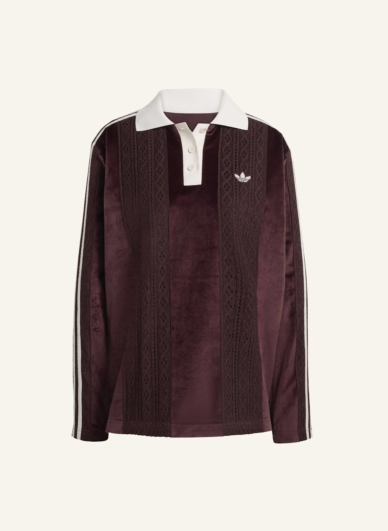 adidas Originals Jersey-Poloshirt WINTERISED: ROT