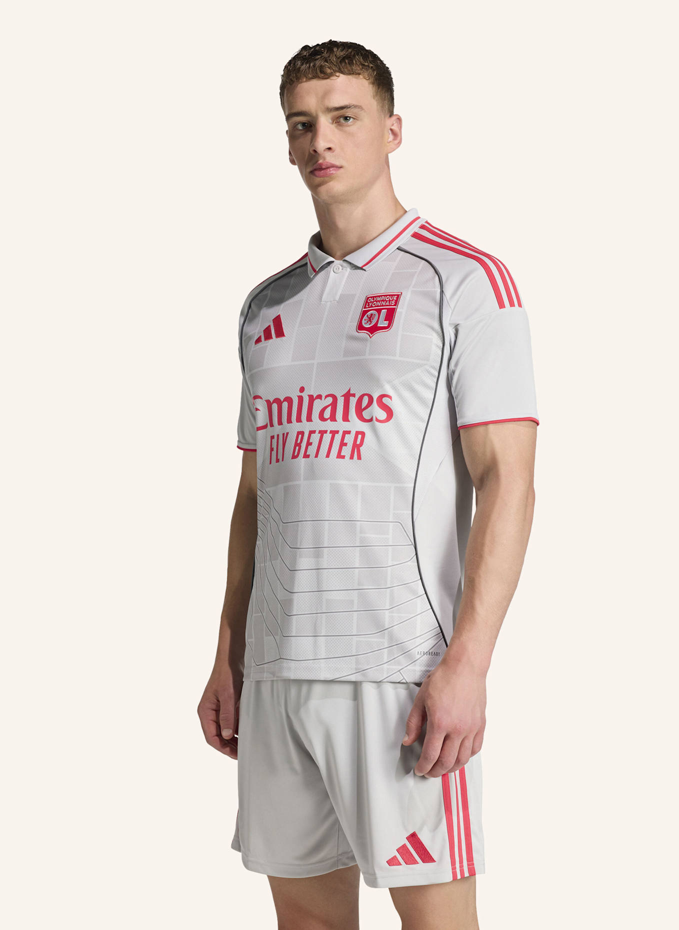 adidas OLYMPIQUE LYONNAIS 25/26 AUSWEICHTRIKOT: GRÜN