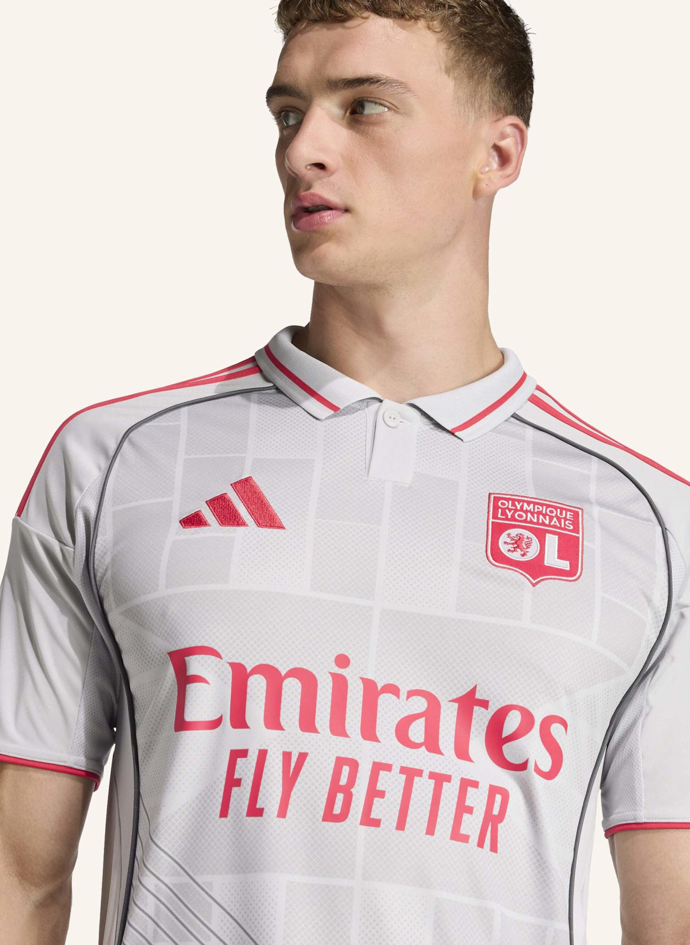 adidas OLYMPIQUE LYONNAIS 25/26 AUSWEICHTRIKOT: GRÜN
