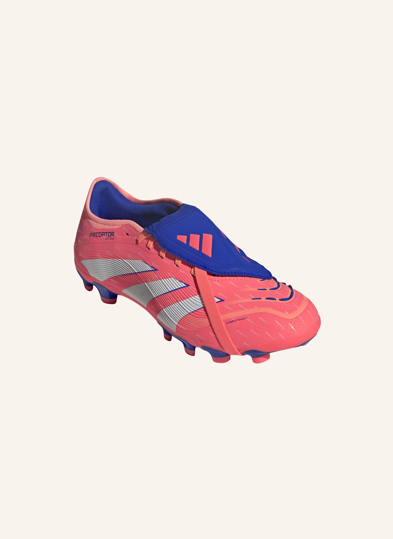 adidas PREDATOR PRO FOLD-OVER TONGUE MG FUSSBALLSCHUH: ORANGE/ WEISS