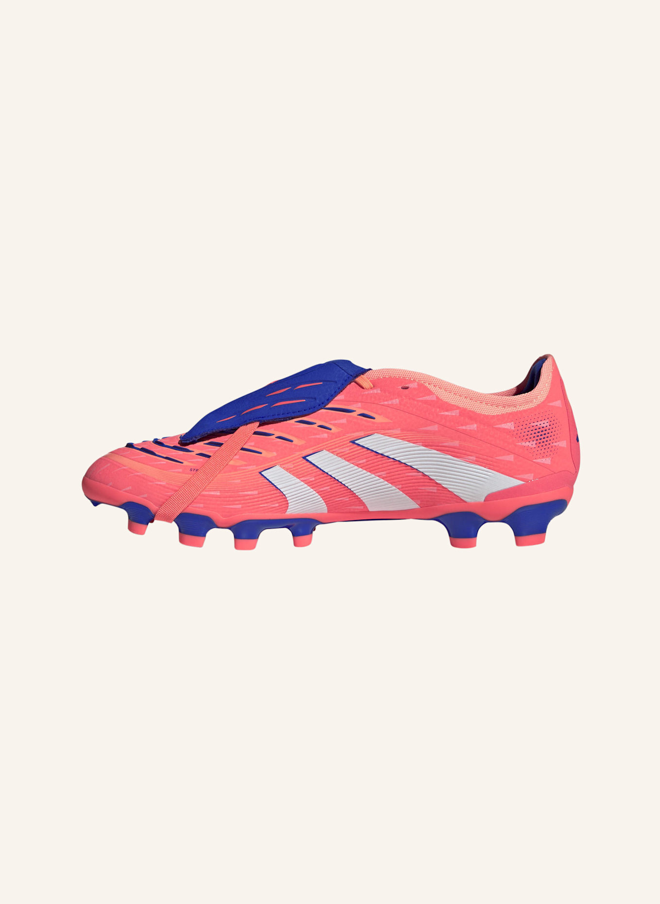 adidas PREDATOR PRO FOLD-OVER TONGUE MG FUSSBALLSCHUH: ORANGE/ WEISS