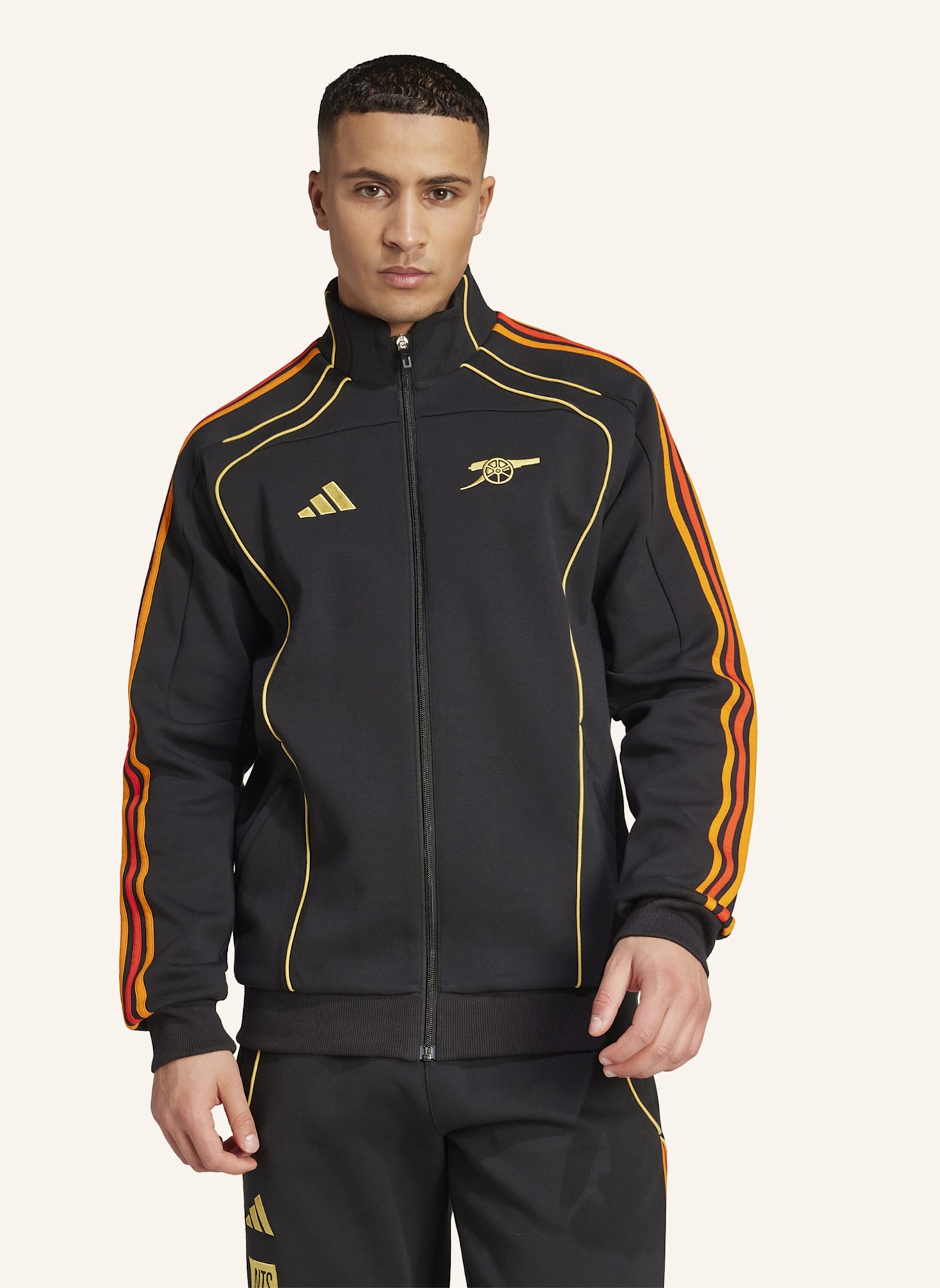 adidas FC ARSENAL X NTS UBP DOUBLEKNIT TRAININGSJACKE: SCHWARZ