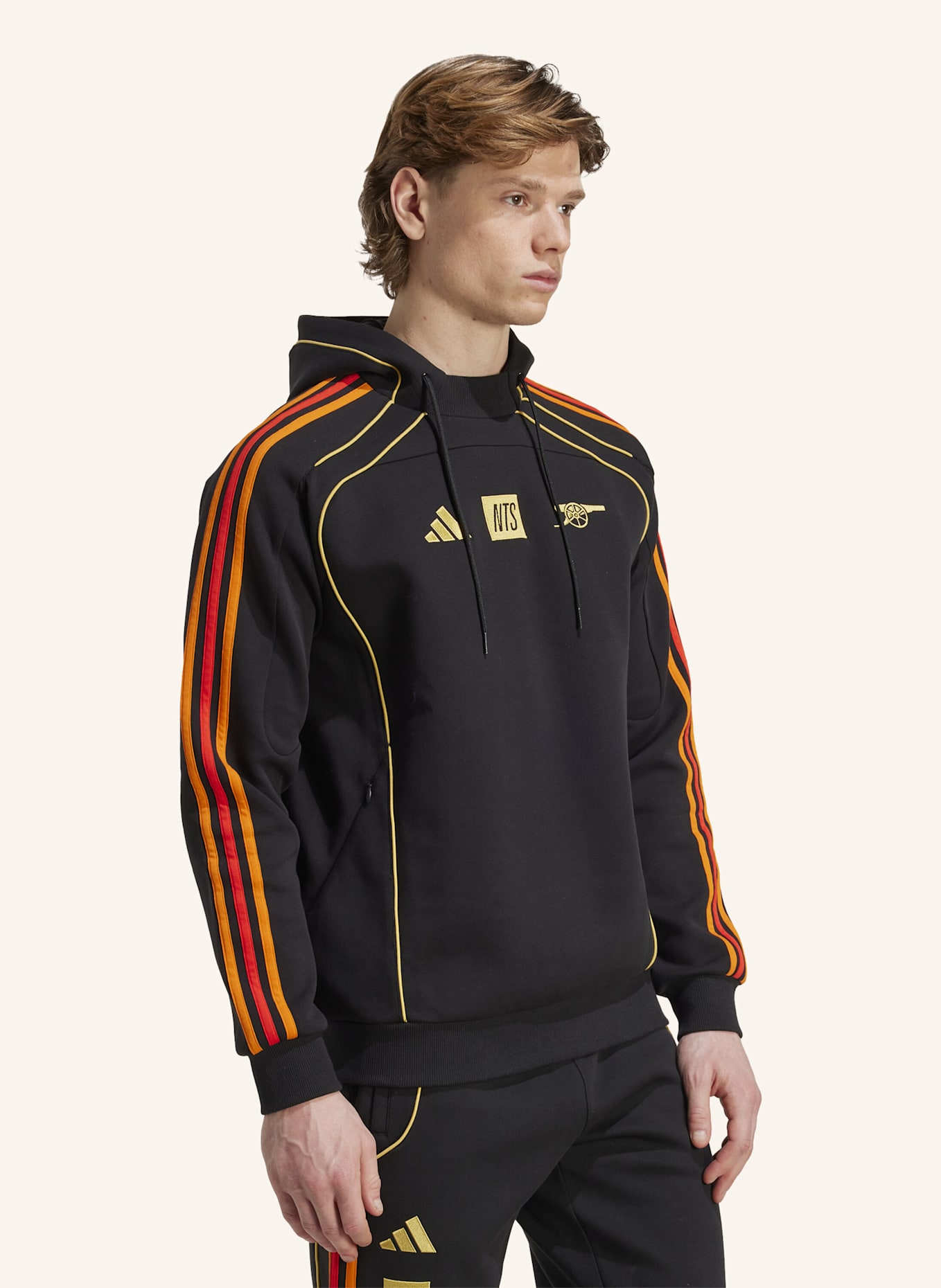 adidas FC ARSENAL X NTS UBP DOUBLEKNIT HOODIE: SCHWARZ