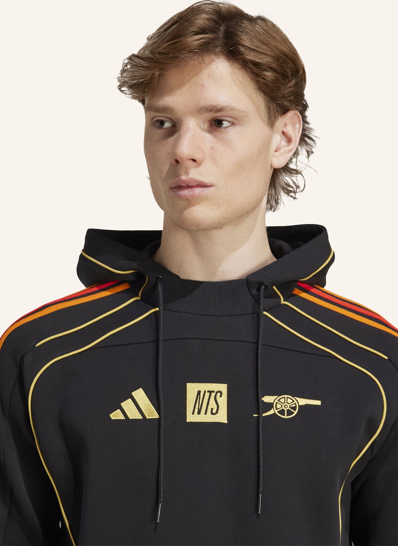 adidas FC ARSENAL X NTS UBP DOUBLEKNIT HOODIE: SCHWARZ