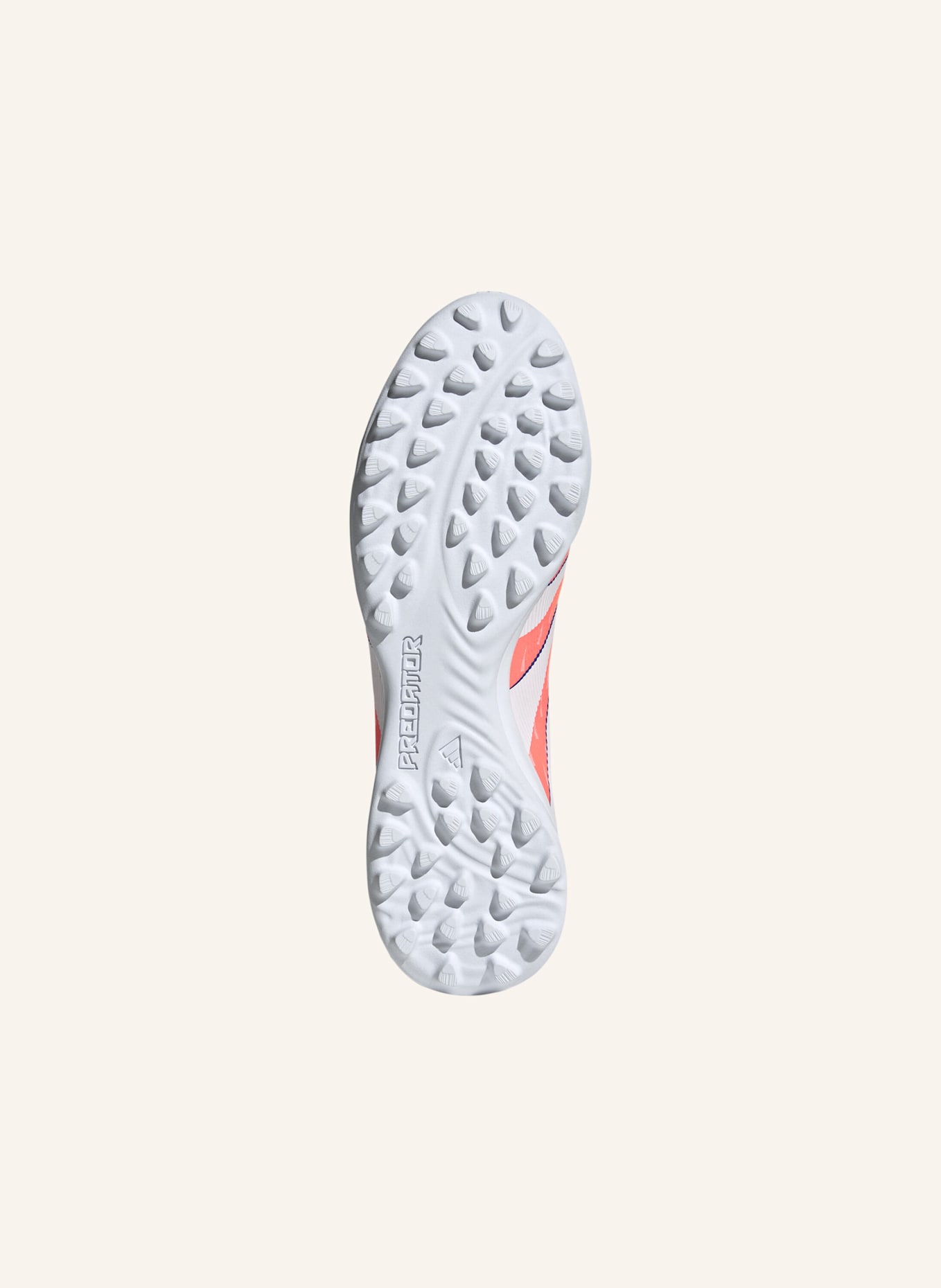 adidas PREDATOR LEAGUE KUNSTRASEN FUSSBALLSCHUH: ORANGE/ WEISS