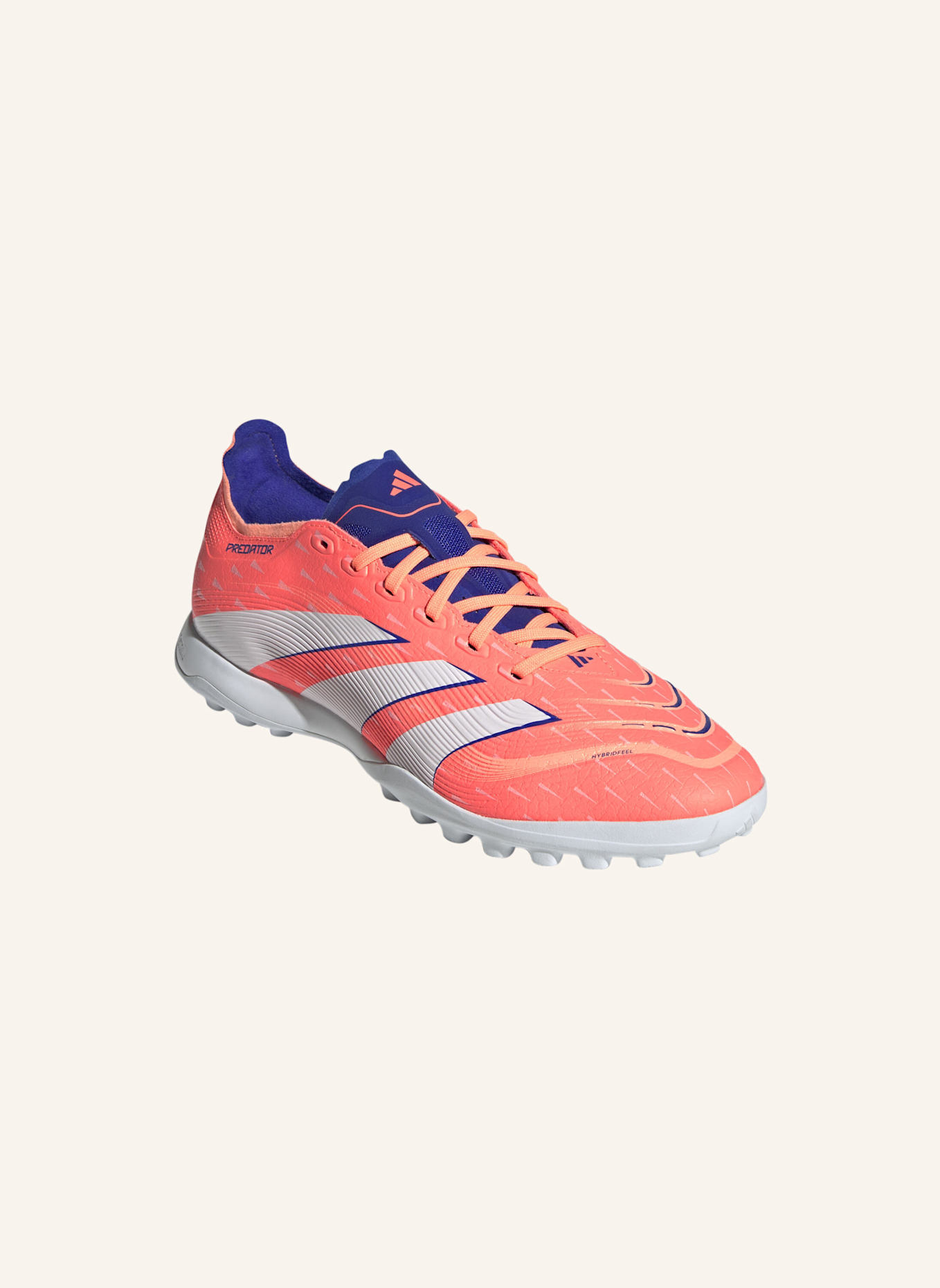 adidas PREDATOR LEAGUE KUNSTRASEN FUSSBALLSCHUH: ORANGE/ WEISS