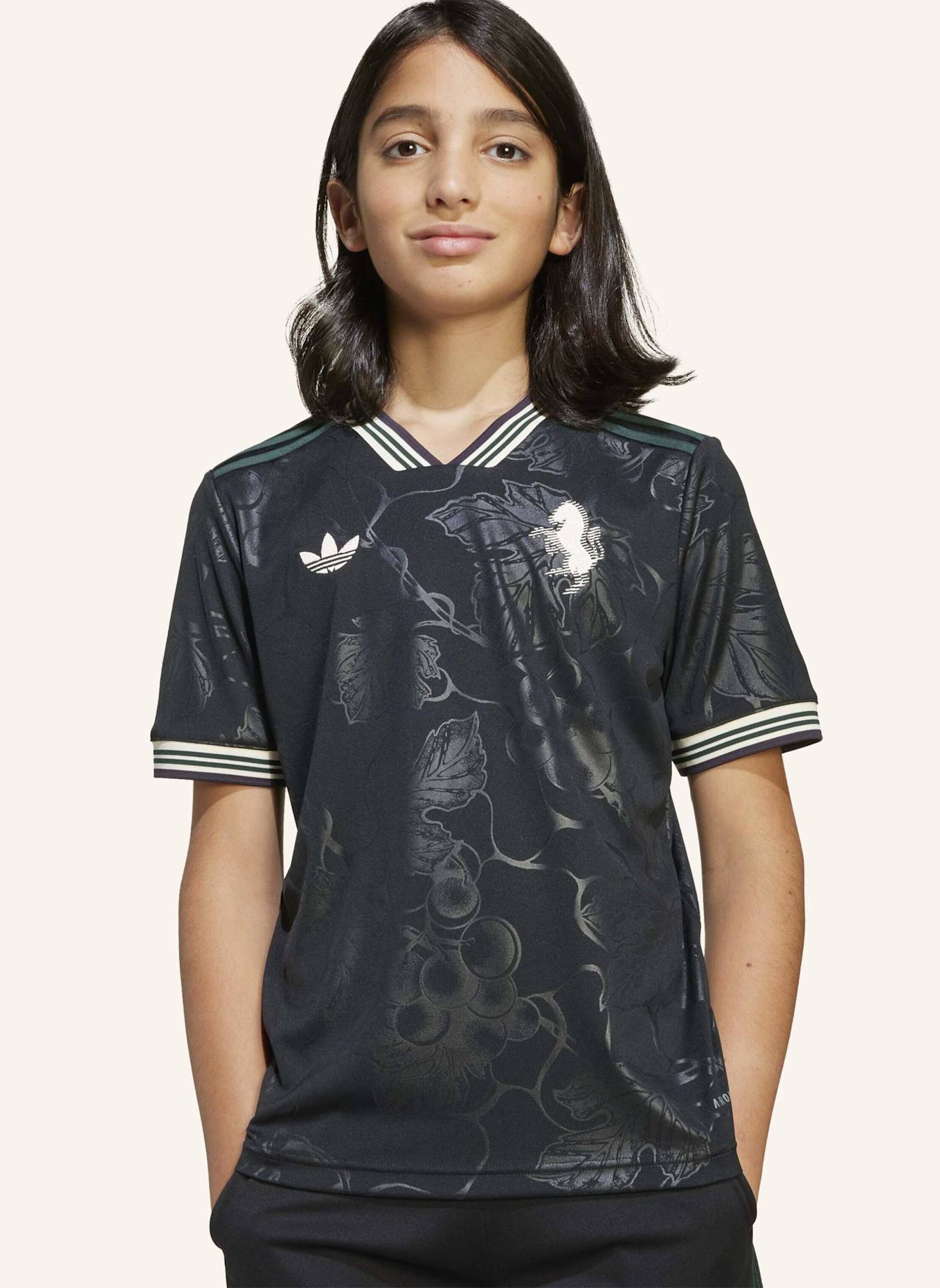 adidas JUVENTUS TURIN 25/26 AUSWEICHTRIKOT KINDER: SCHWARZ/ ECRU