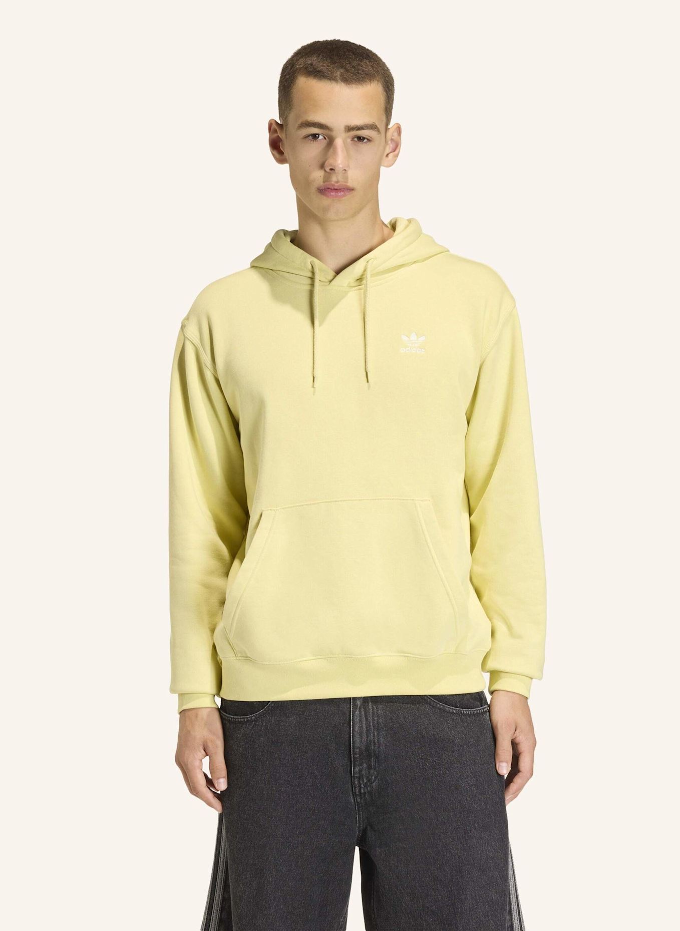 adidas Originals ESSENTIAL LOOSE FLEECE HOODIE: GELB
