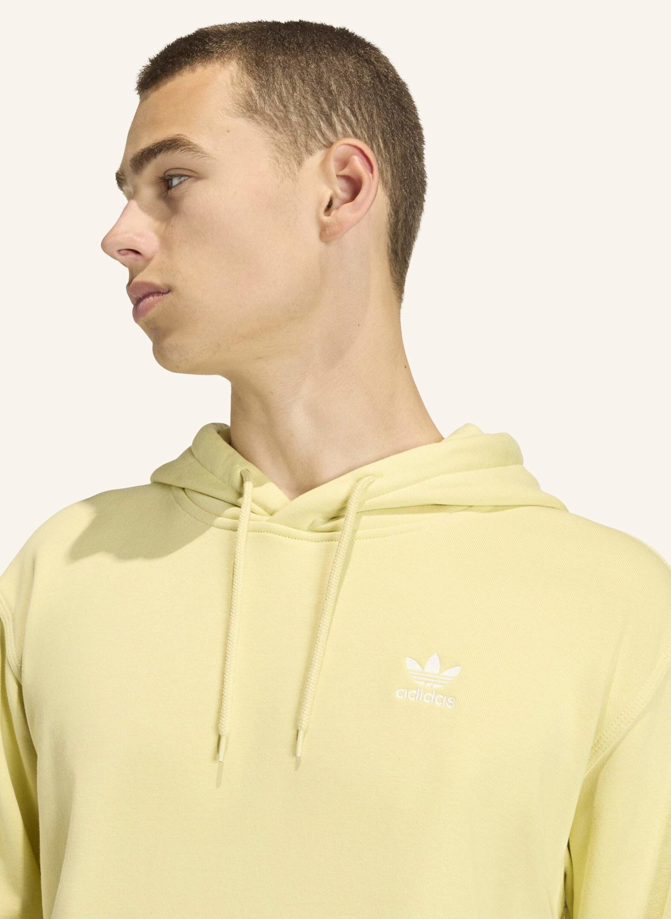 adidas Originals ESSENTIAL LOOSE FLEECE HOODIE: GELB