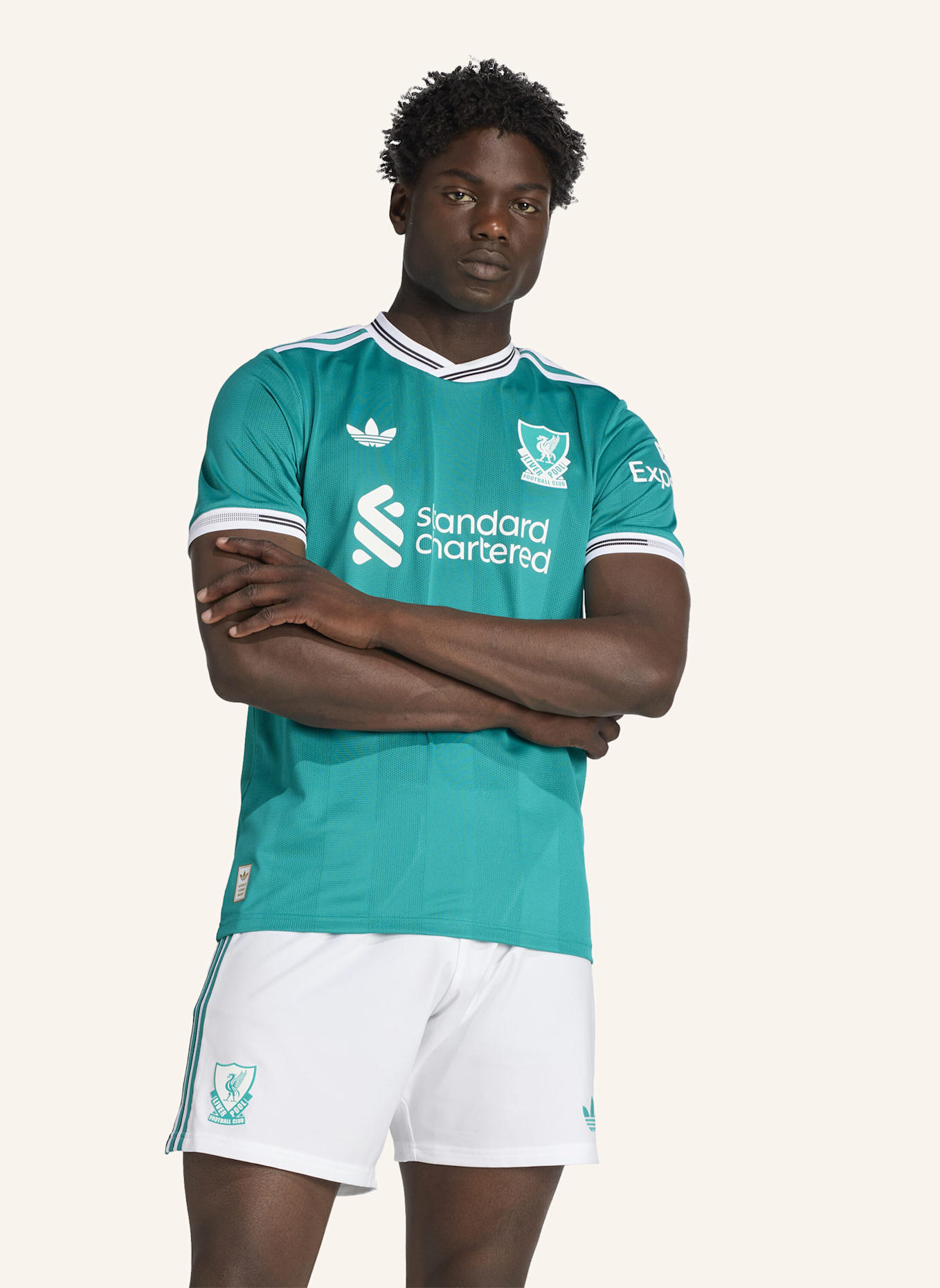 adidas LIVERPOOL FC 25/26 AUSWEICHTRIKOT AUTHENTIC: GRÜN