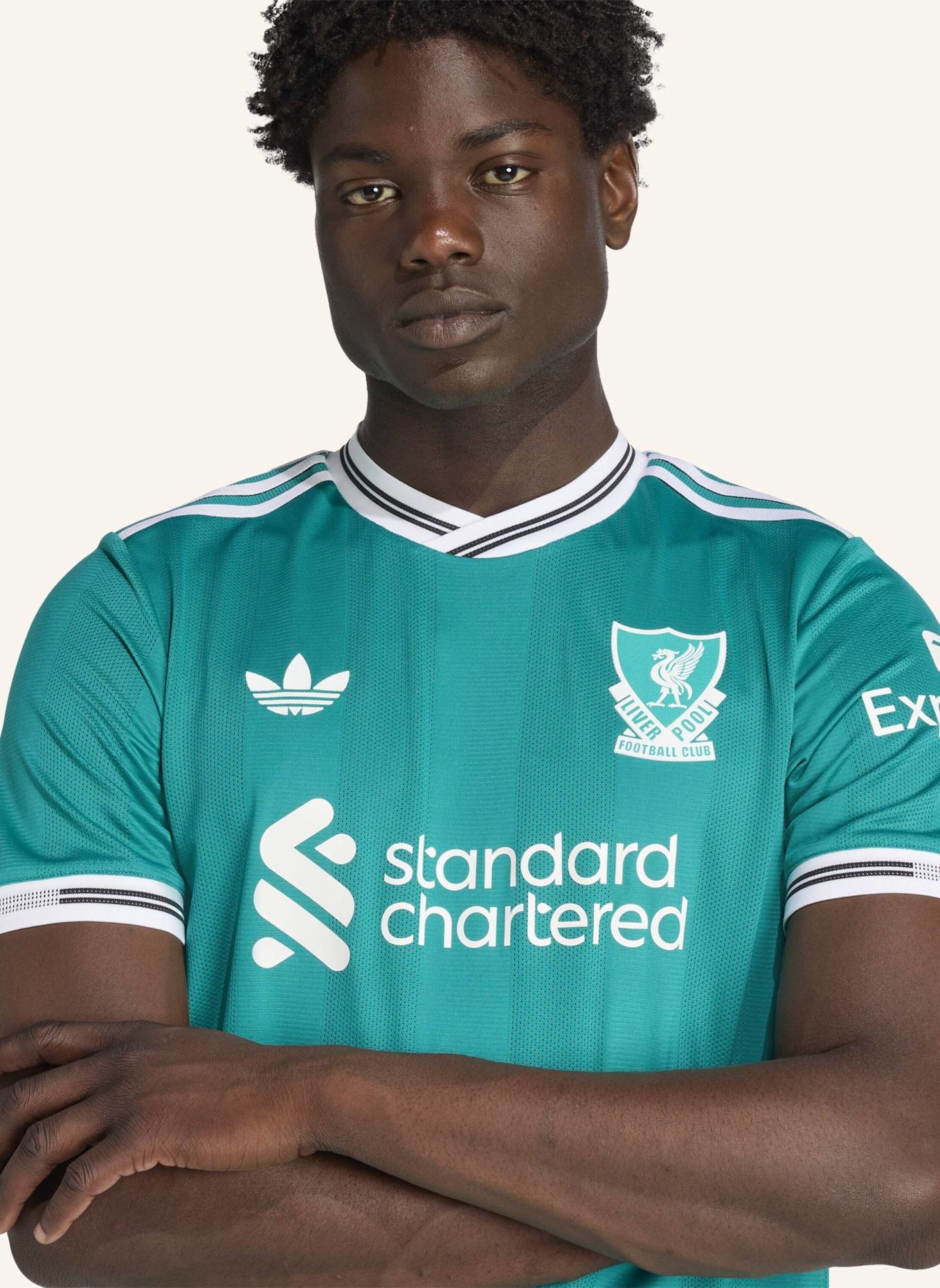 adidas LIVERPOOL FC 25/26 AUSWEICHTRIKOT AUTHENTIC: GRÜN