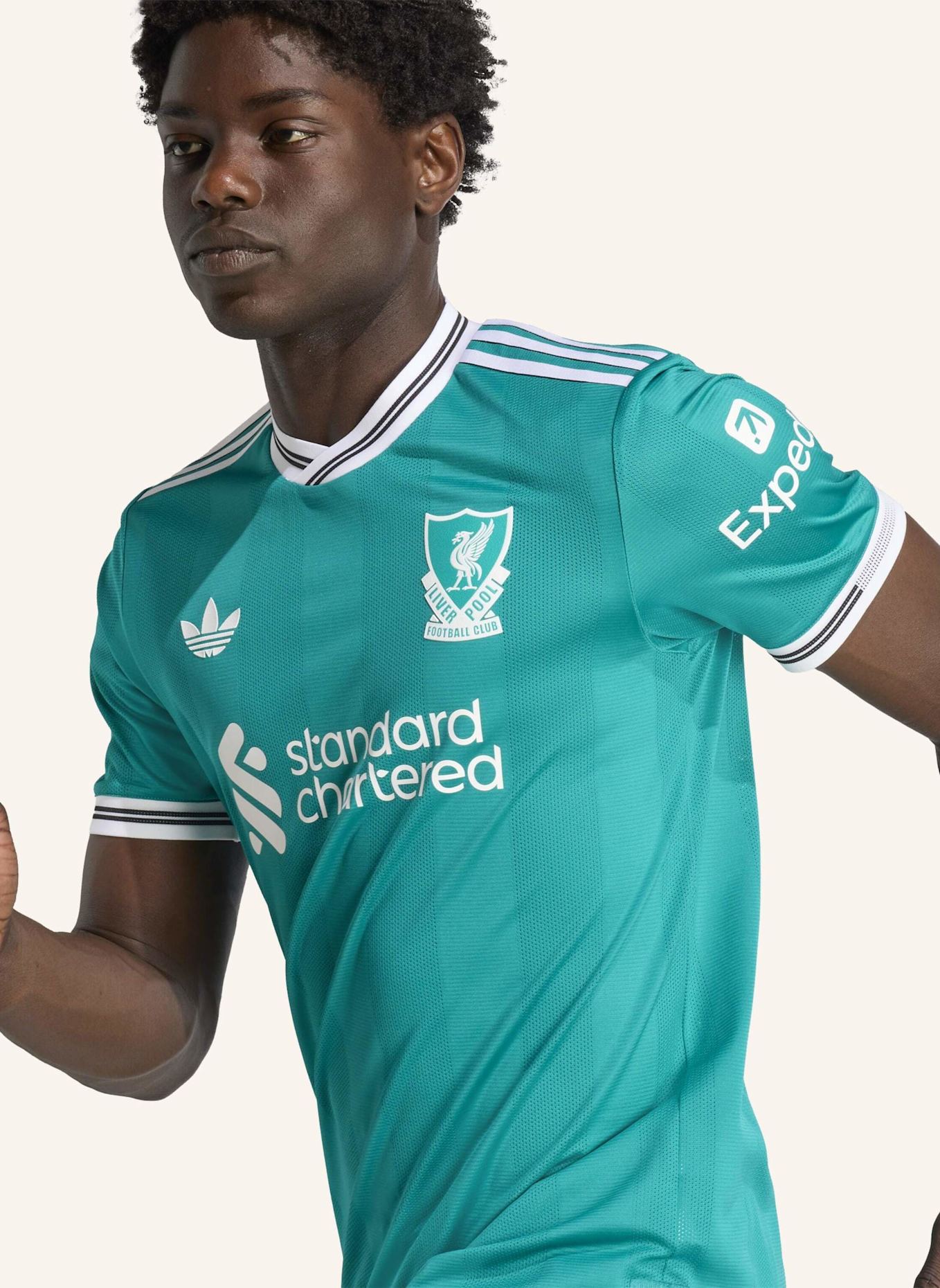 adidas LIVERPOOL FC 25/26 AUSWEICHTRIKOT AUTHENTIC: GRÜN