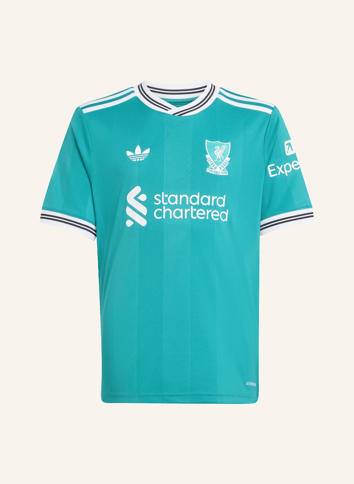 adidas LIVERPOOL FC 25/26 AUSWEICHTRIKOT FÜR KINDER: GRÜN