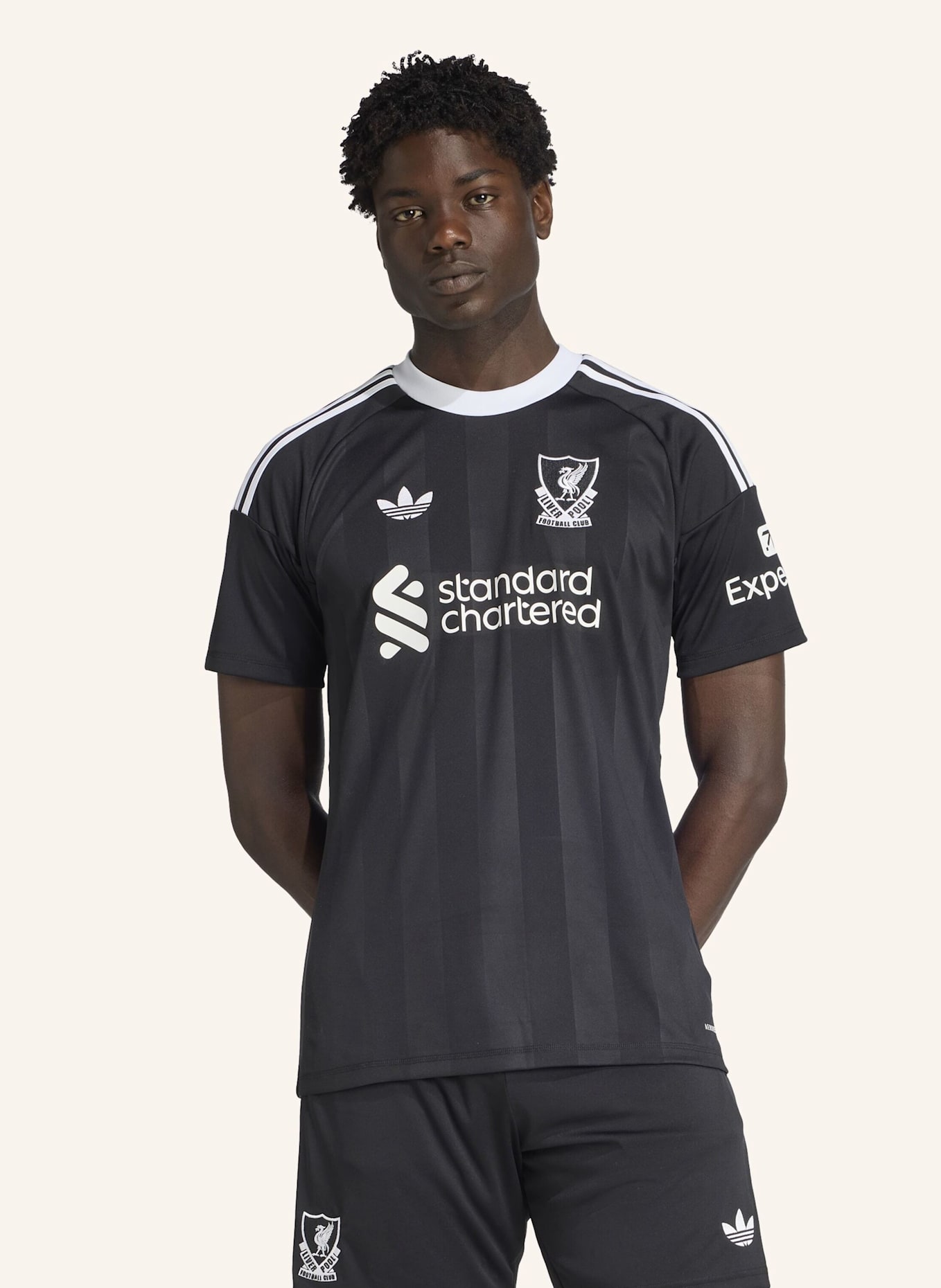 adidas LIVERPOOL FC 25/26 AUSWEICHAUSRÜSTUNG TORWARTTRIKOT: SCHWARZ