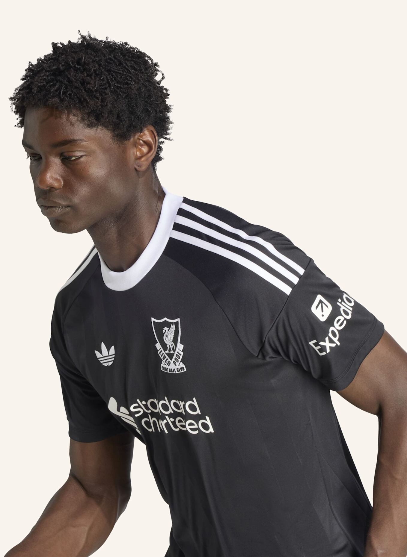 adidas LIVERPOOL FC 25/26 AUSWEICHAUSRÜSTUNG TORWARTTRIKOT: SCHWARZ