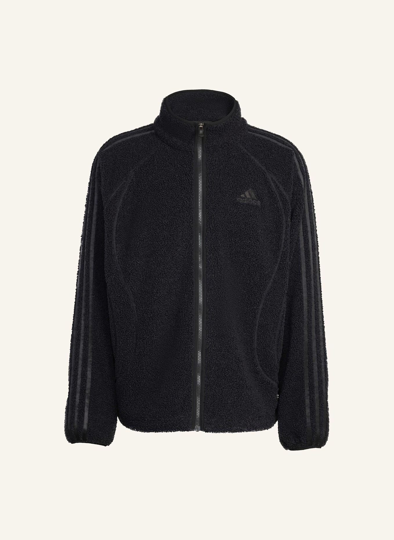 adidas Originals BORG FLEECE TEAMGEIST TRACKTOP: SCHWARZ
