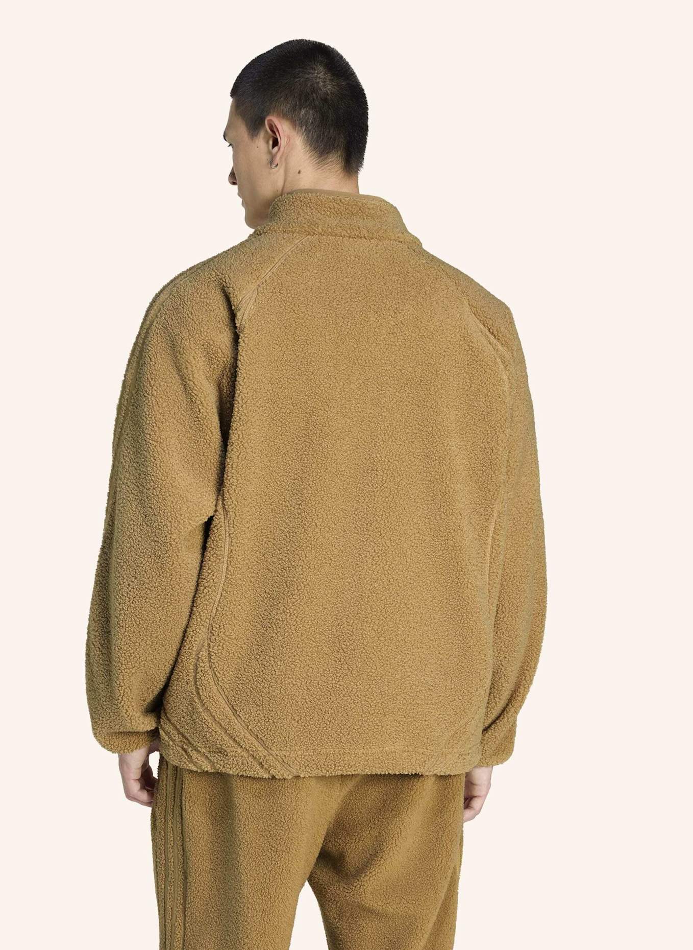 adidas Originals BORG FLEECE TEAMGEIST TRACKTOP: BRAUN