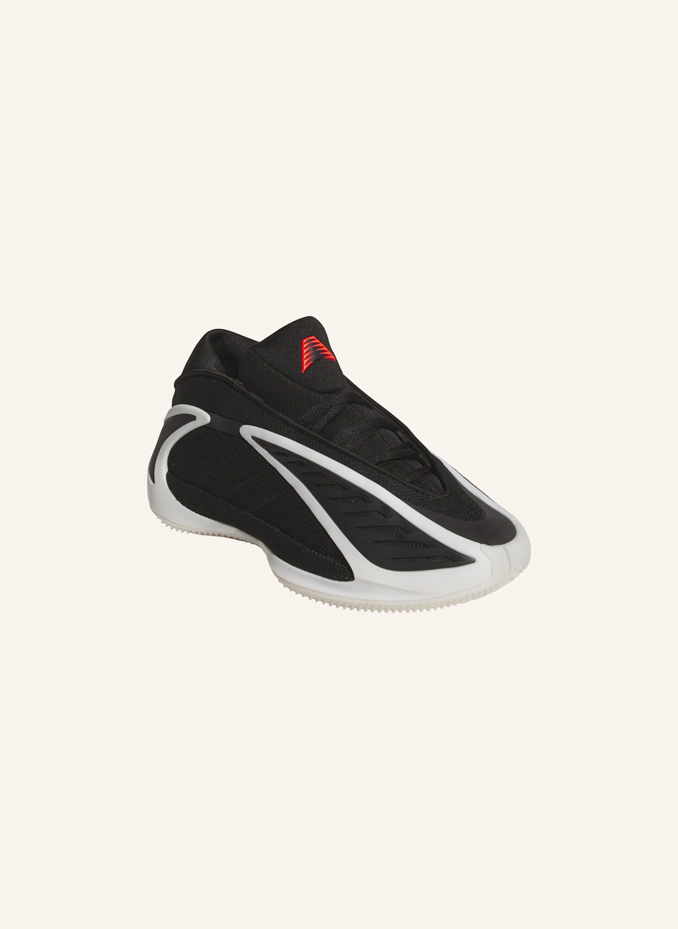 adidas ANTHONY EDWARDS 2 SCHUHE FÜR KINDER: SCHWARZ/ WEISS/ ROT