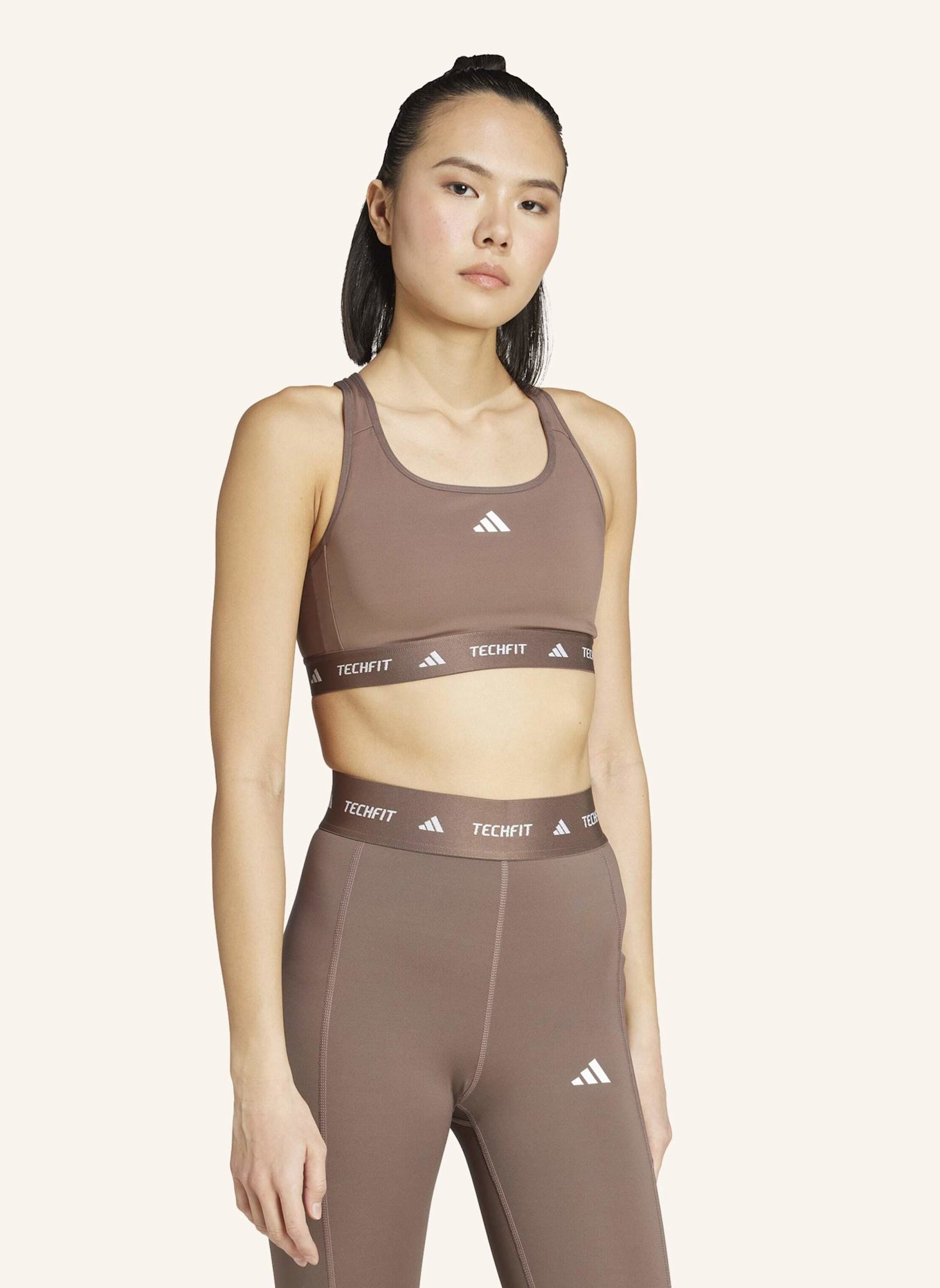 adidas Sport-BH TECHFIT: BRAUN