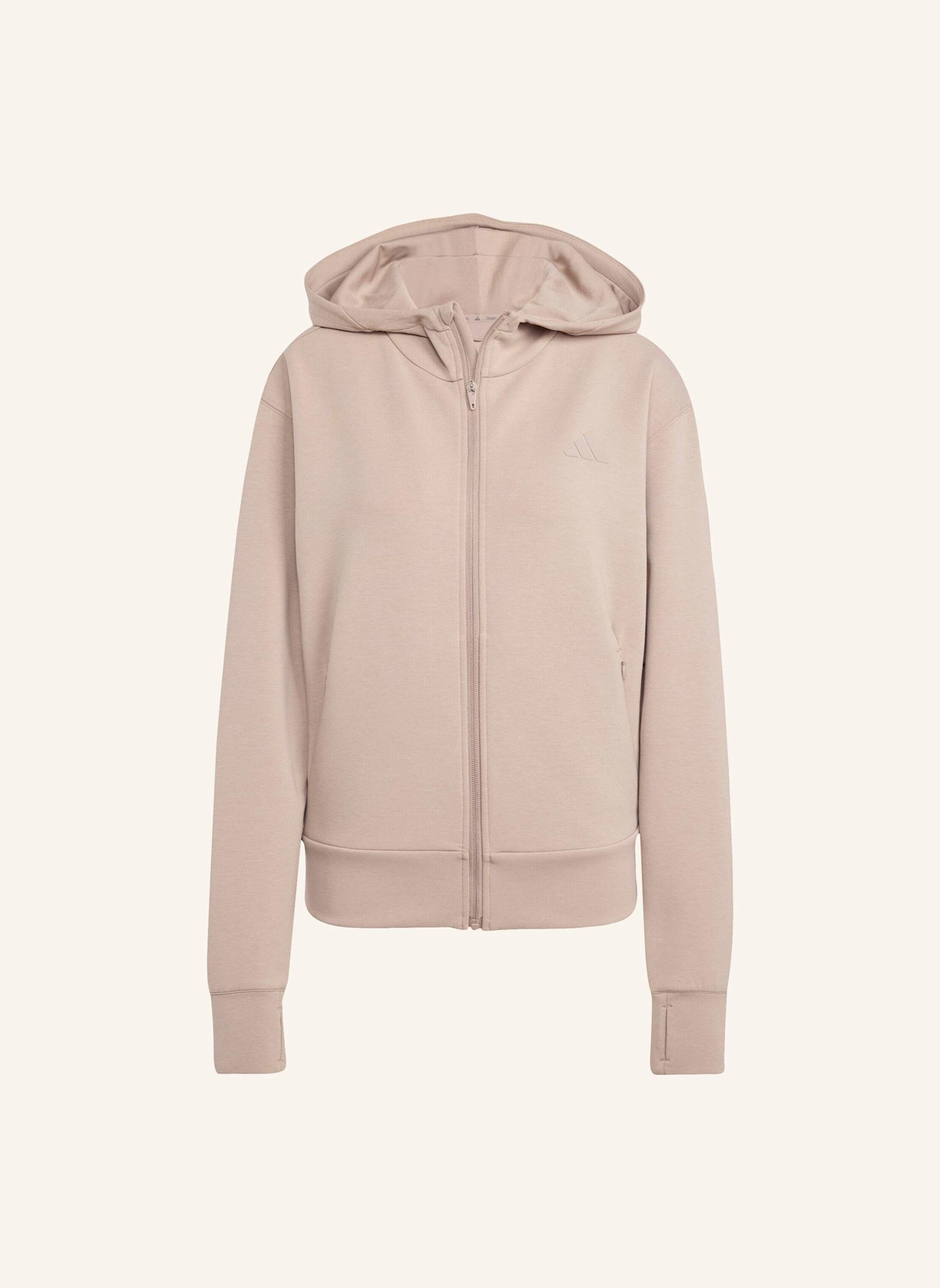 adidas DESIGNED 4 TRAINING KAPUZENJACKE: BRAUN