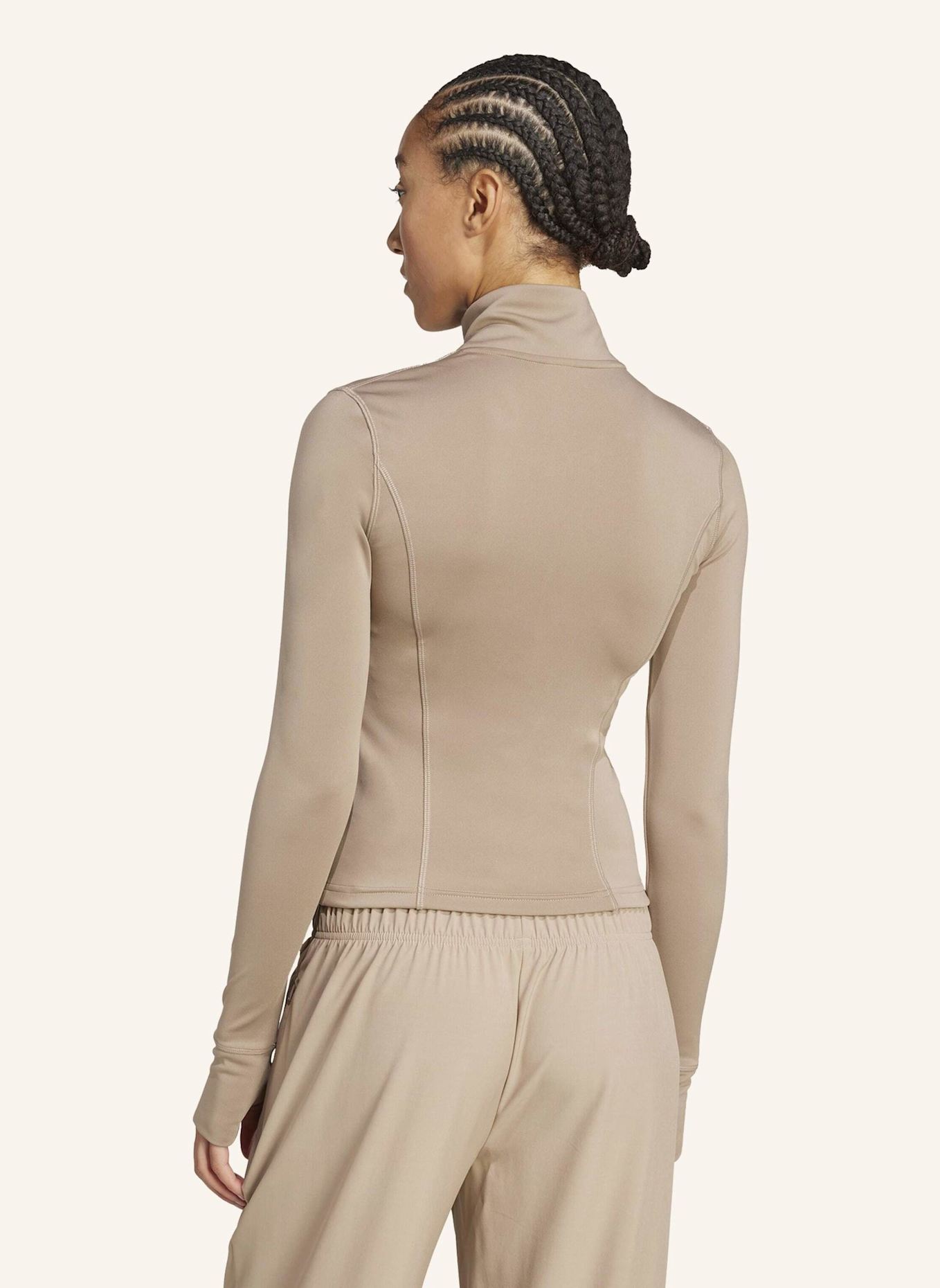 adidas Sweatjacke OPTIME ESSENTIALS: BRAUN