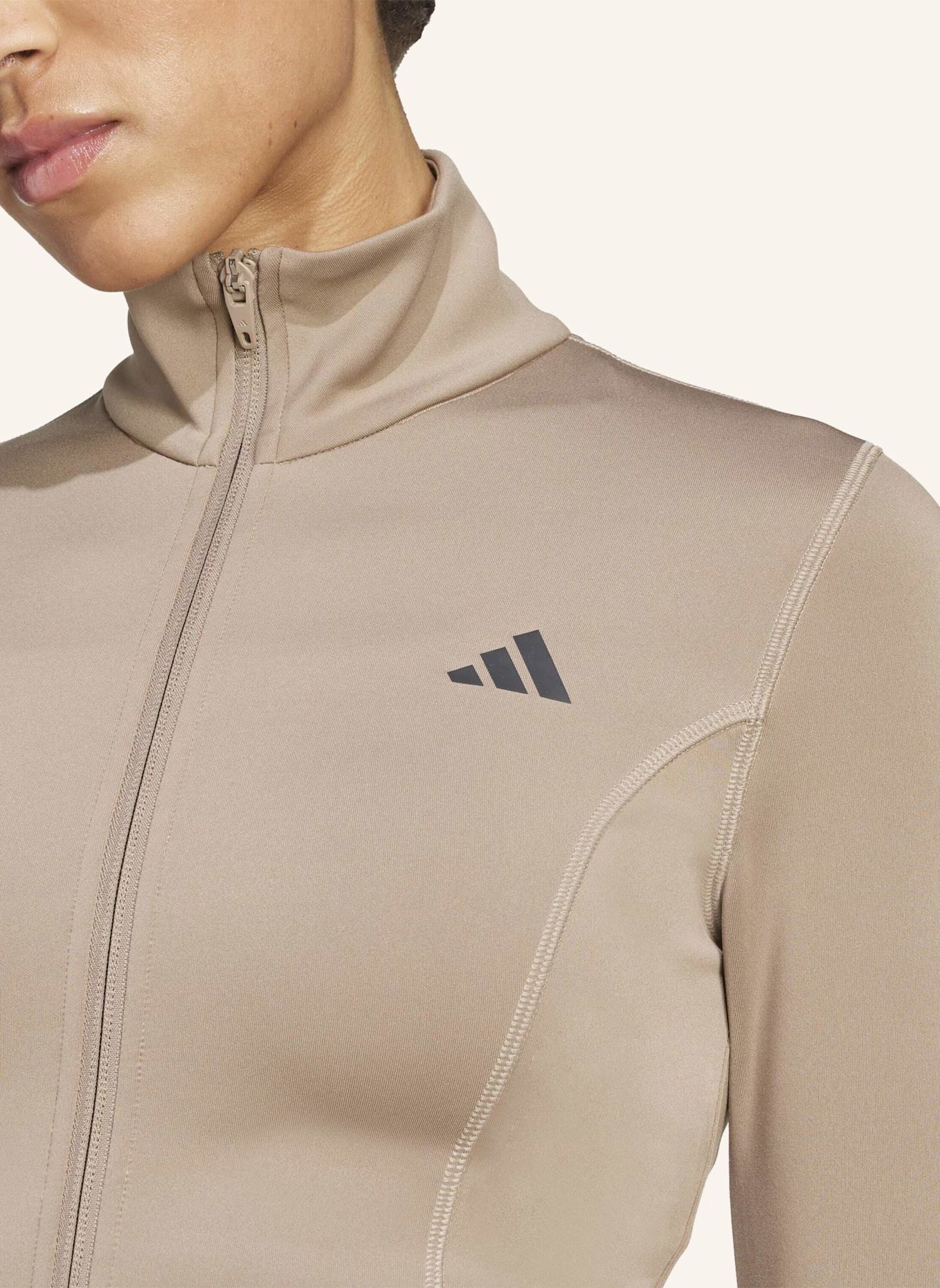 adidas Sweatjacke OPTIME ESSENTIALS: BRAUN